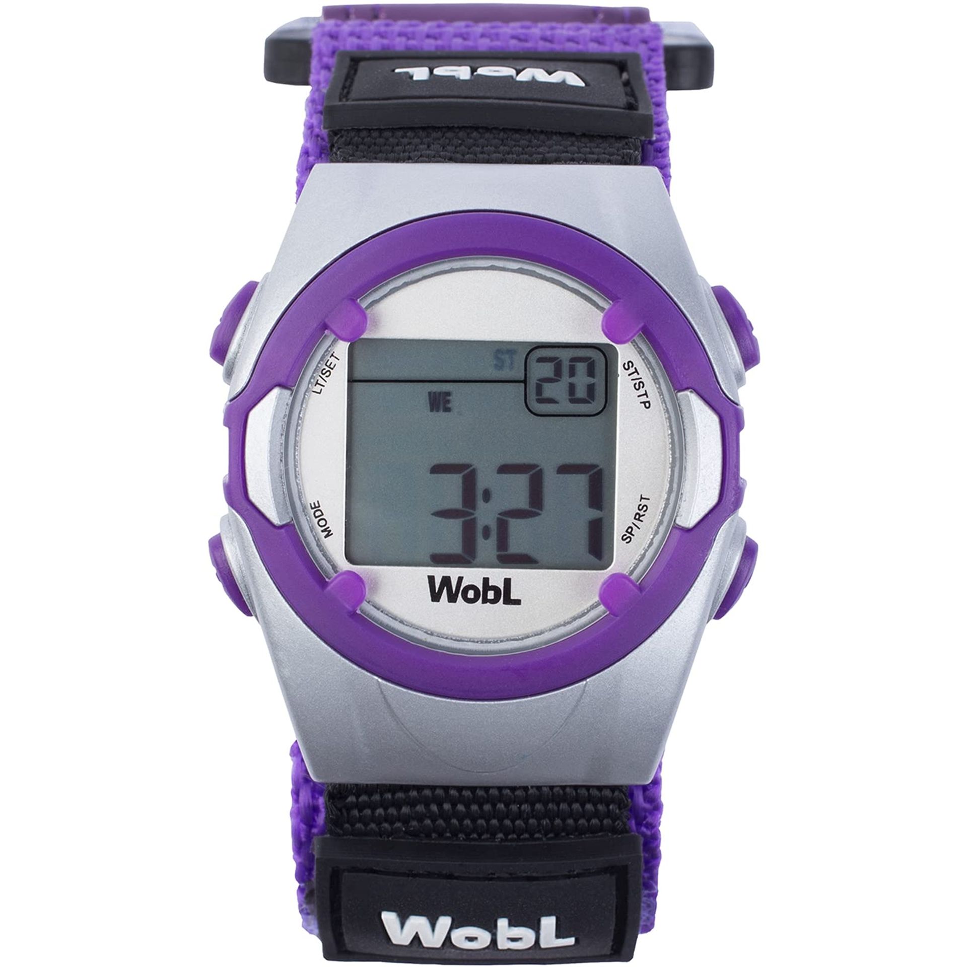 Vibrating Alarm Watch with 8 Daily Reminders Countdown & Lock Feature - Berry