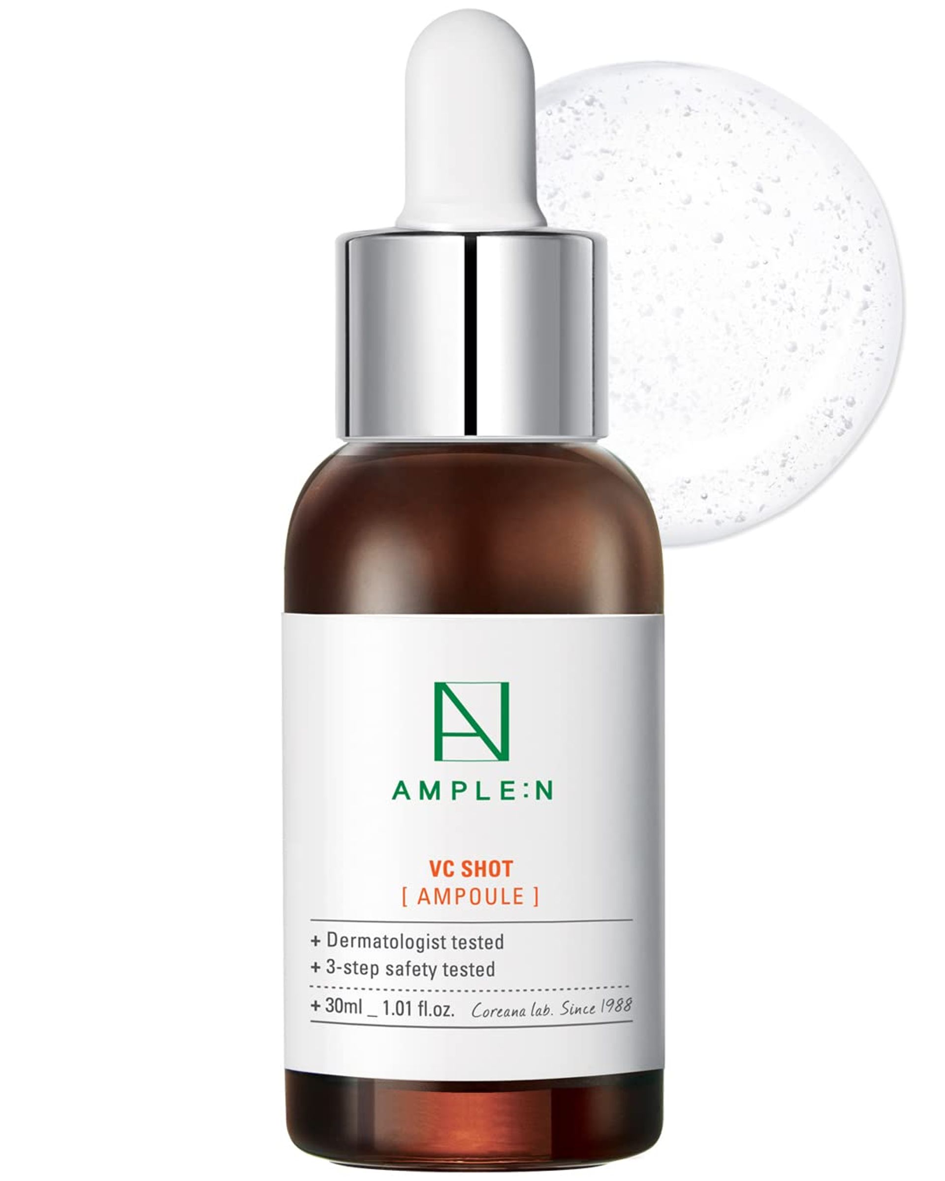 Facial Serum Anti-Ageing Brightening Vitamin C Ampoule Reduces Fine Lines & Dark Spots - Clear 100ml - Valentines