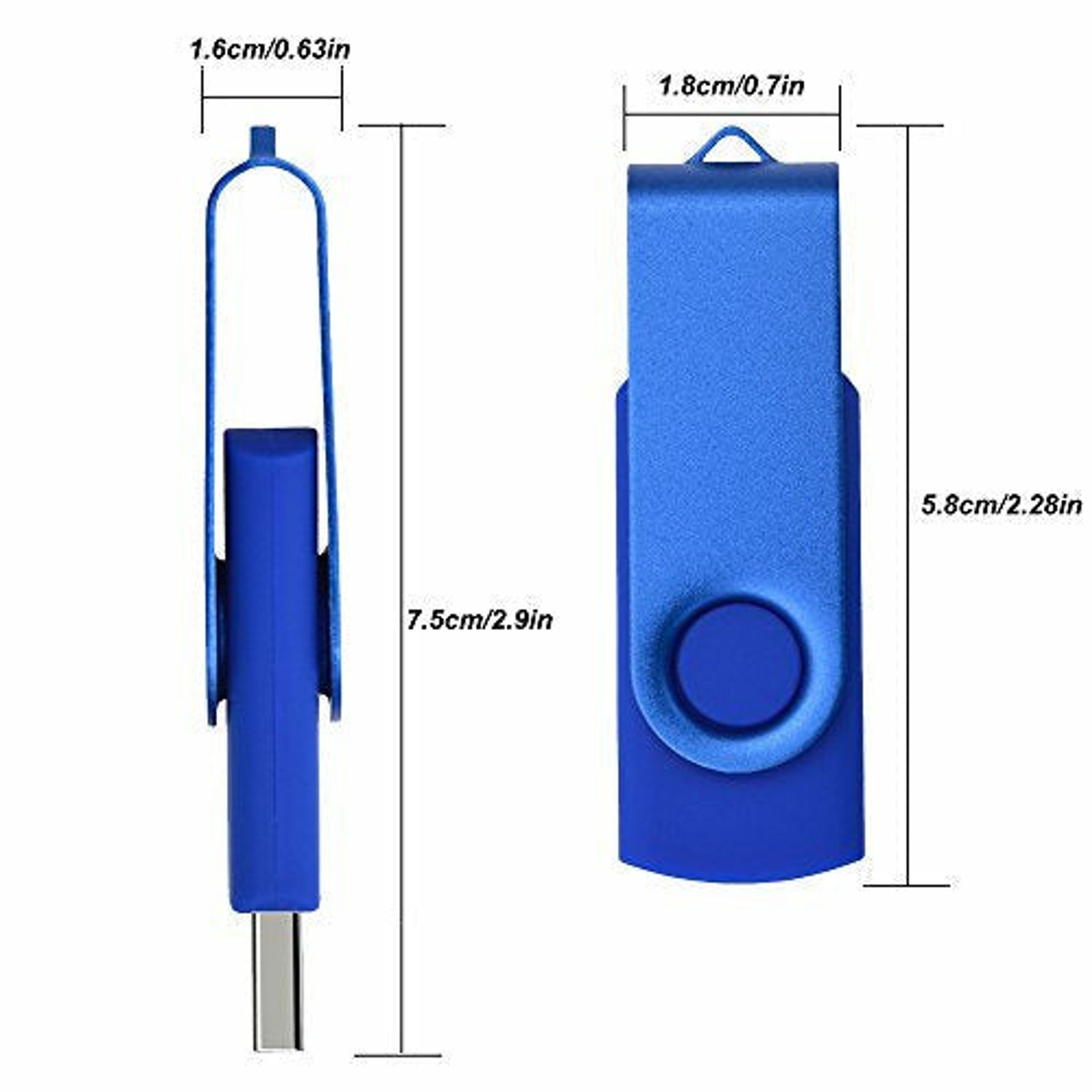 Memory Stick Pack Of 5 64MB USB Flash Drives, Kepmem Colorful USB 2.0 Sti