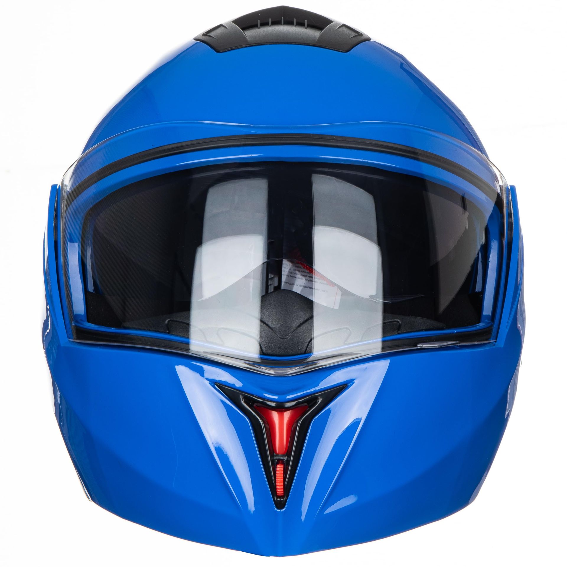 blue motorcycle helmet open face with flip shield Dual Visor Adult Modular Snowmobile Typhoon TH158 S face helmet scene with its iconic Full Face Flip Up Blue