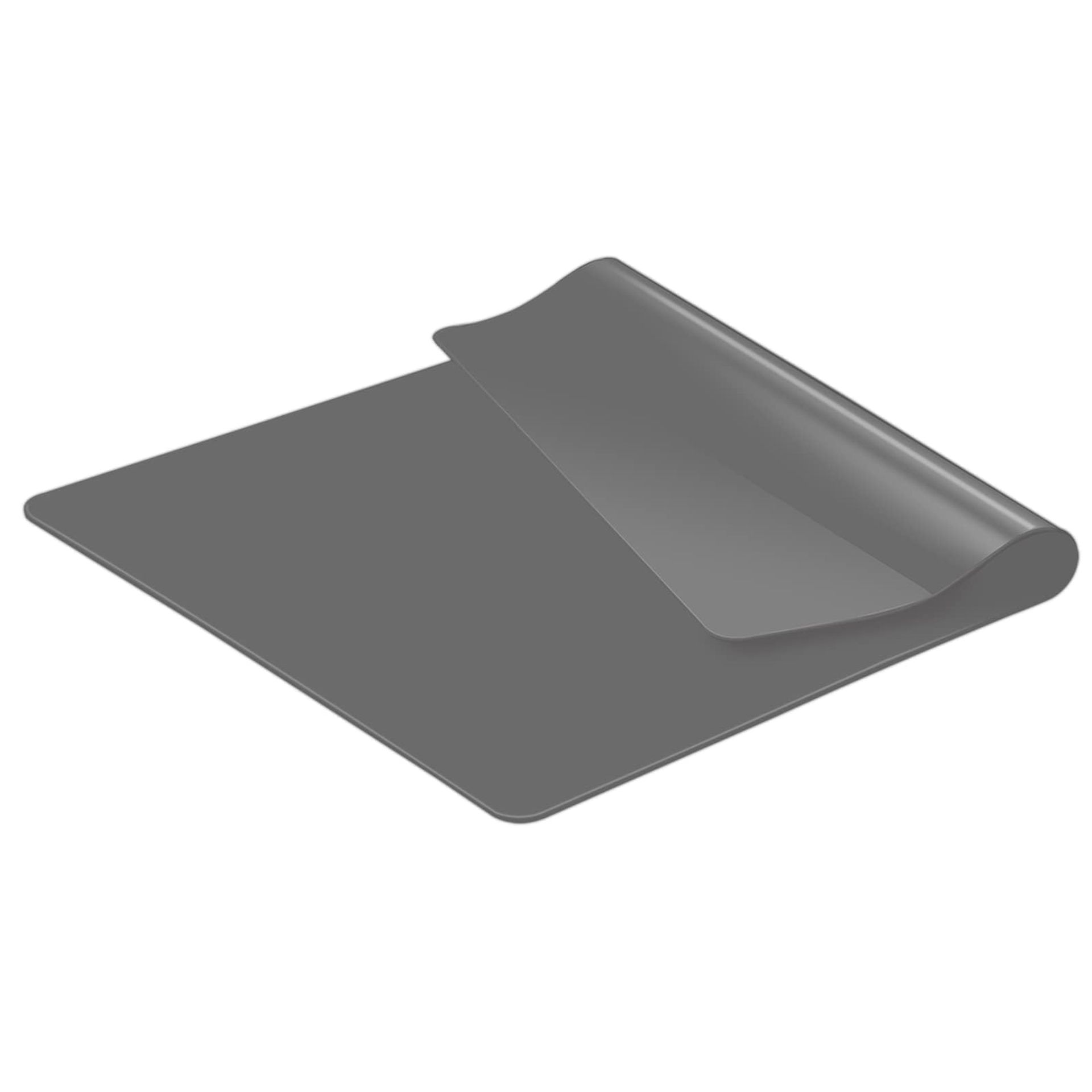 Extra Large Grey Silicone Kitchen Mat 60x80cm - Nonstick, Heat Resistant & Nonskid Protector