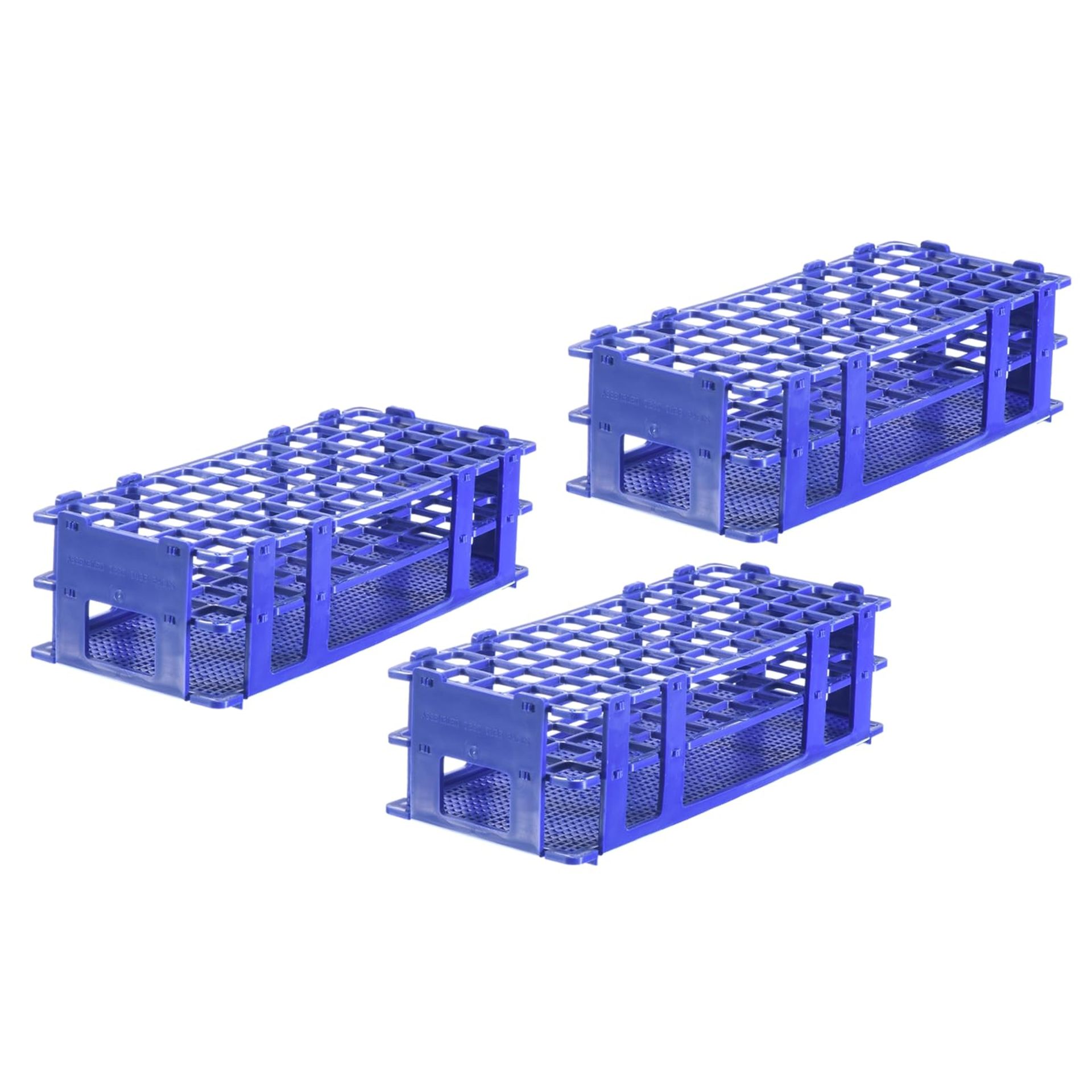 Gradillas Para Tubos De Ensayo De 17 Mm - Paquete De 2, Color Verde, Ideal Para Laboratorio O Proyectos Científicos