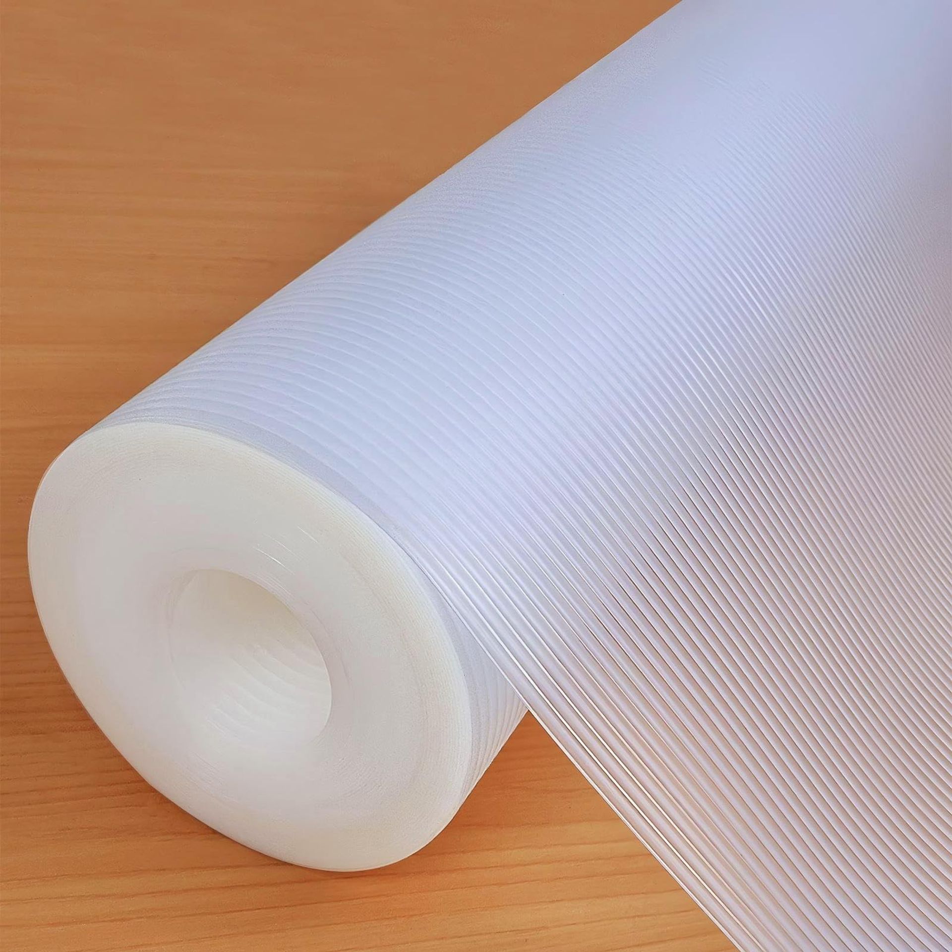 Non-Adhesive Drawer & Shelf Liners 70x500cm - Transparent EVA Waterproof, Cut-to-Fit, Anti-Slip Kitchen Cabinet & Cupboard Protector
