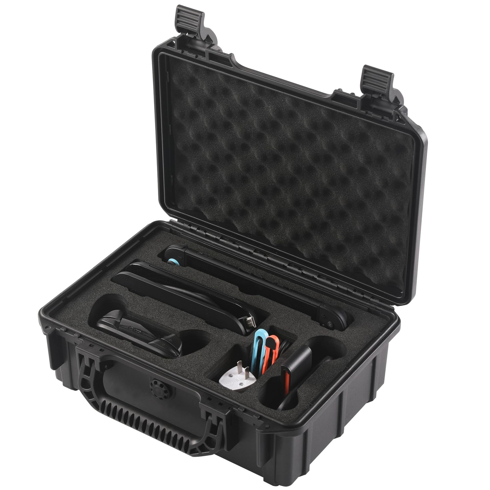 Carrying Case Compatible with Nintendo Switch 2 Waterproof Shock-Absorbing Travel Storage Box - Black NS2Case2000