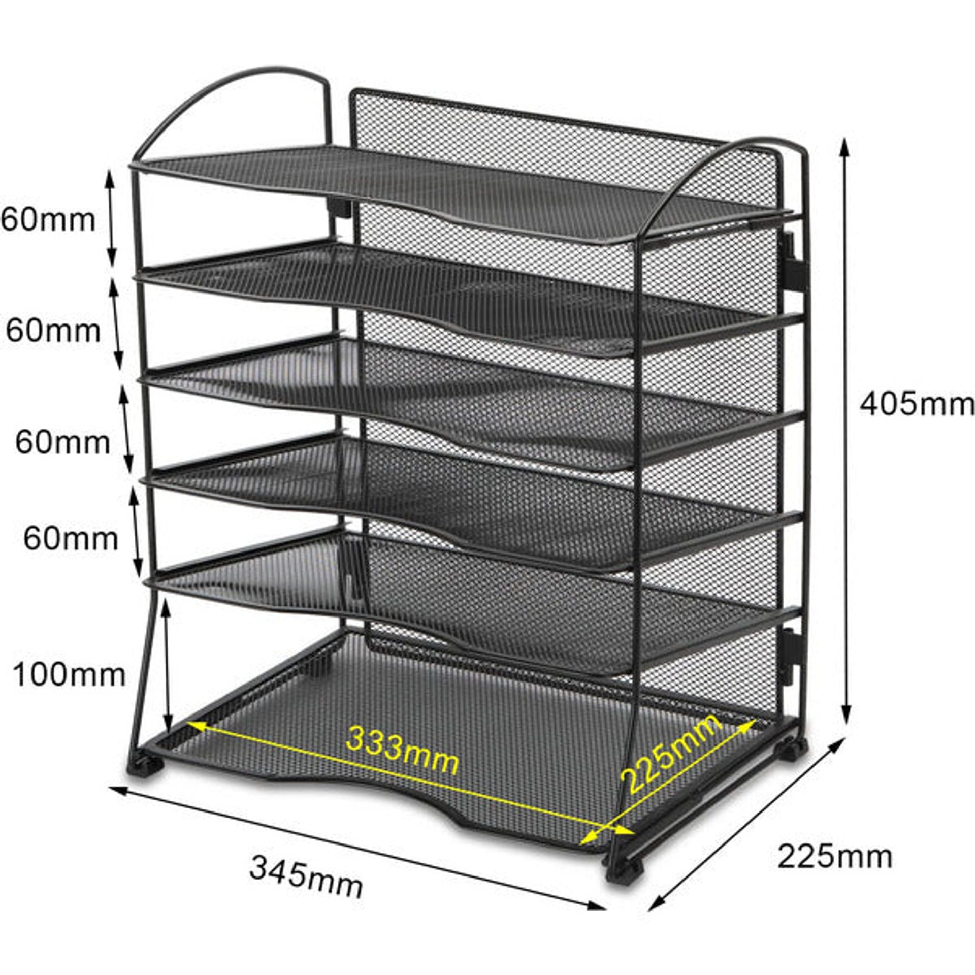 EasyPAG Desktop Wood 2 Tier Printer Stand with Storage Fax Shelf Office