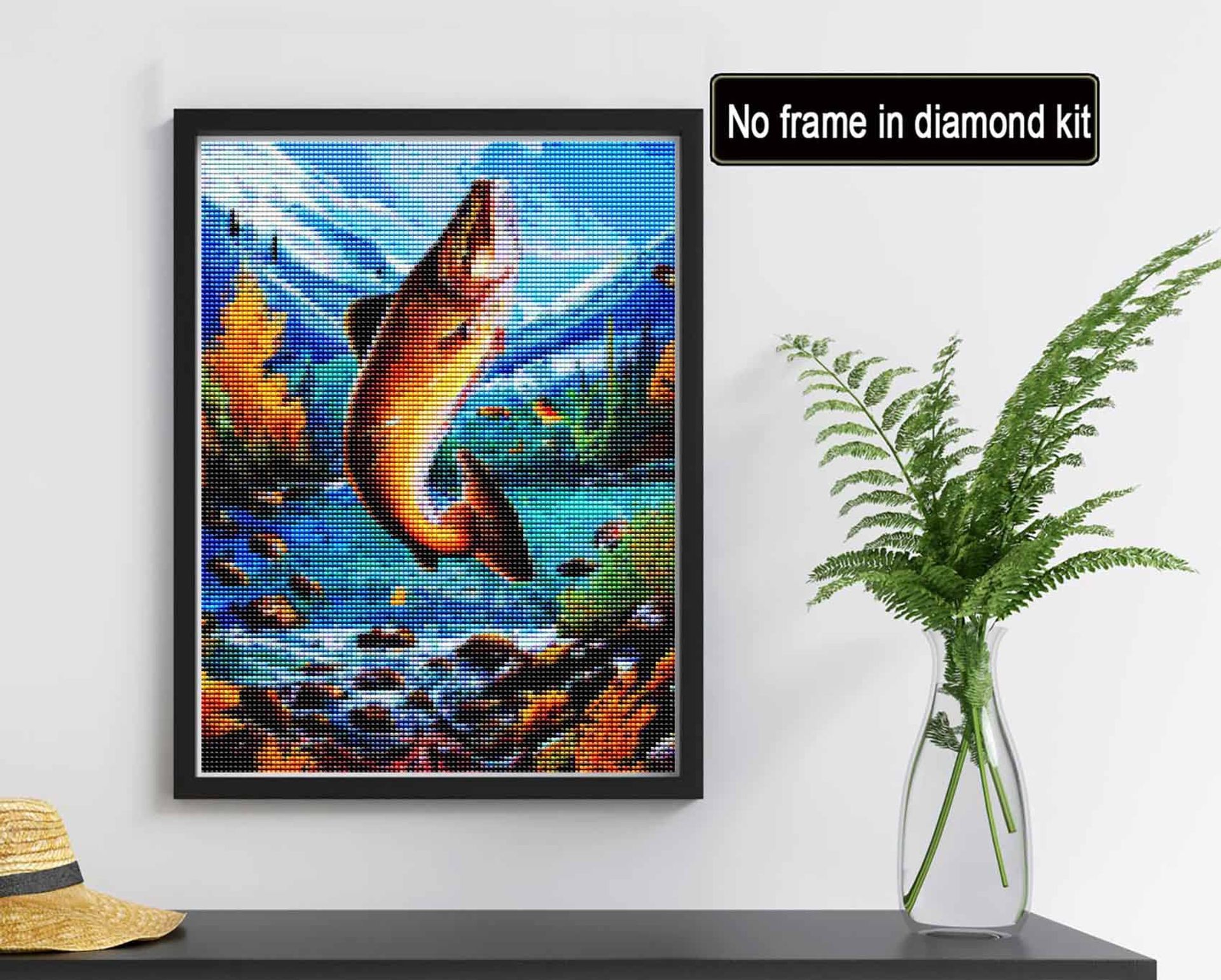 5D Diamond Painting kit completo drill Pittura diamante 5d fai da te cane DIY strass ricamo a punto croce Craft Arts for home Wall Decor -Round_Drill_40x50cm D3648