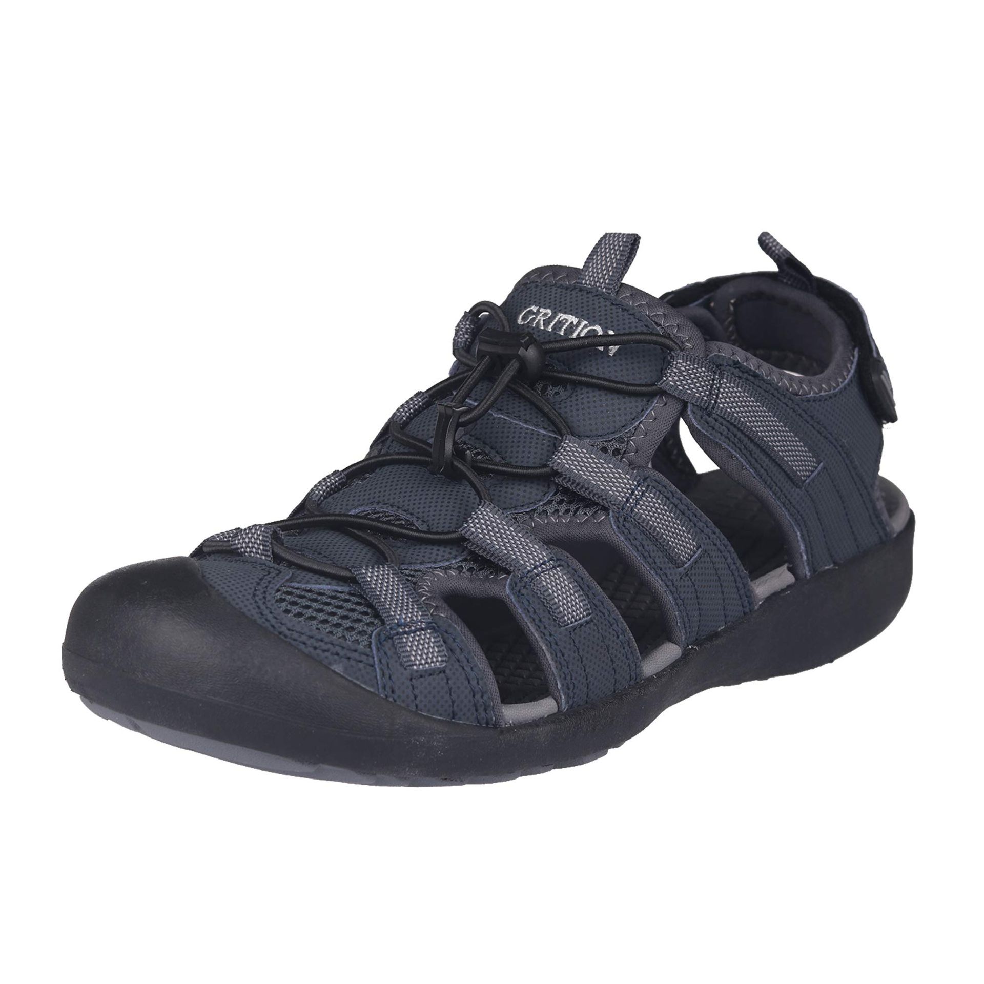 Men's Walking Sandals with Closed Toe, Adjustable Fit, Quick-Dry Waterproof Design – Navy Size UK 9.5 / EU 44