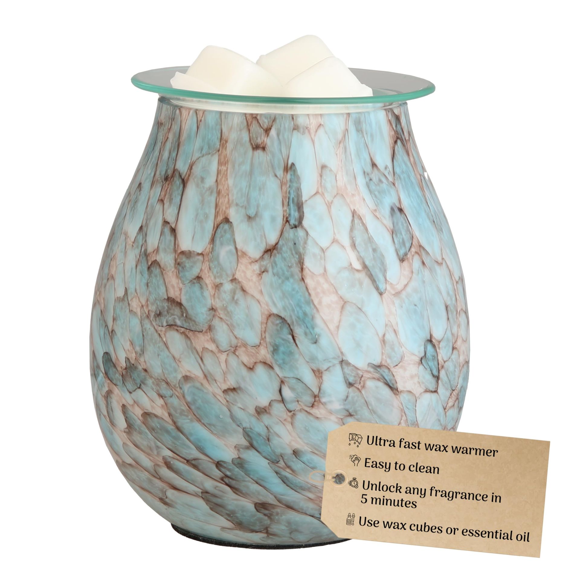 Electric Wax Melt Burner - Glass Marble Design £ 7.15 £16.99 SAVE 58 % Popular - + Add to Cart