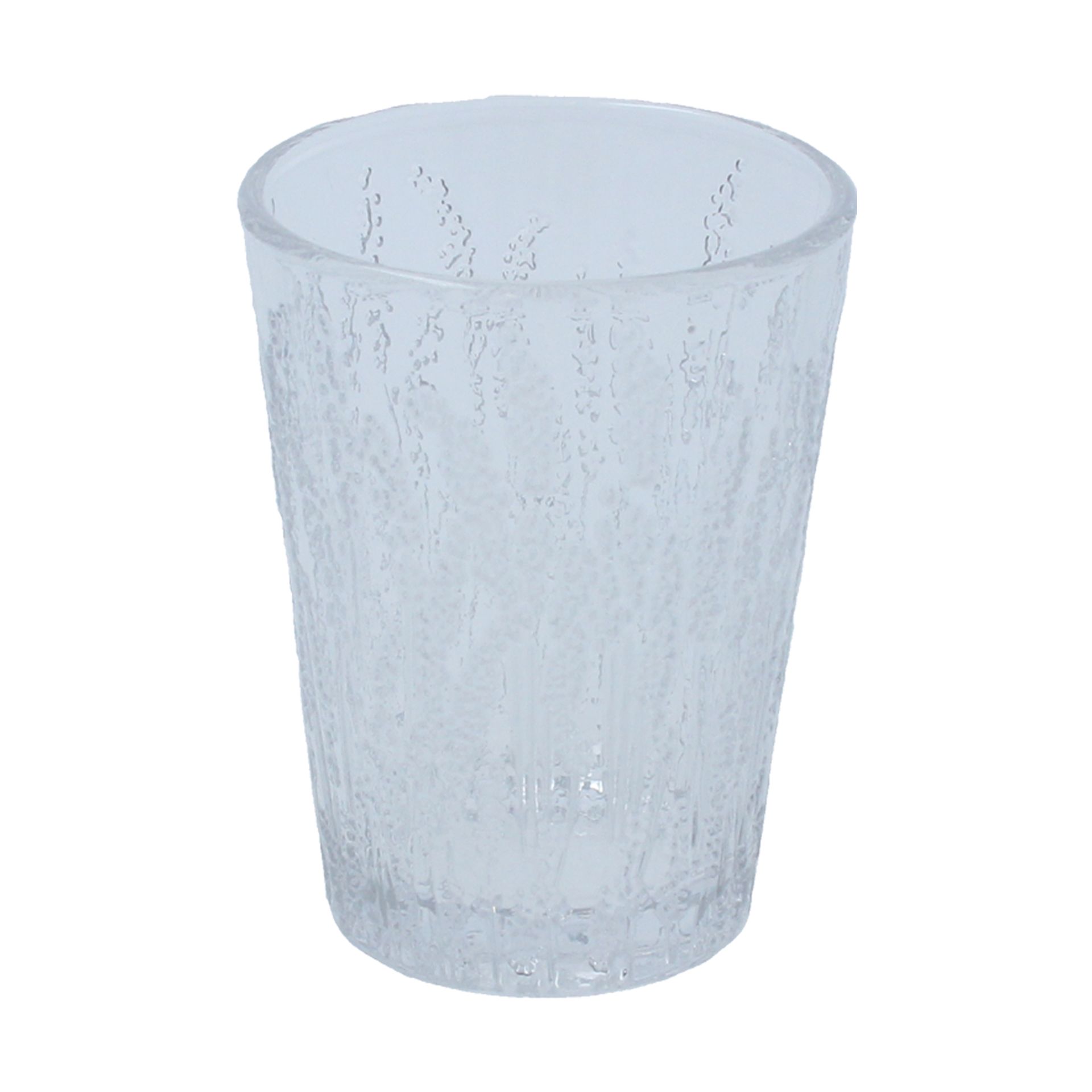 6 x Gisela Graham Lavender Fields Pressed Glass Tumbler          