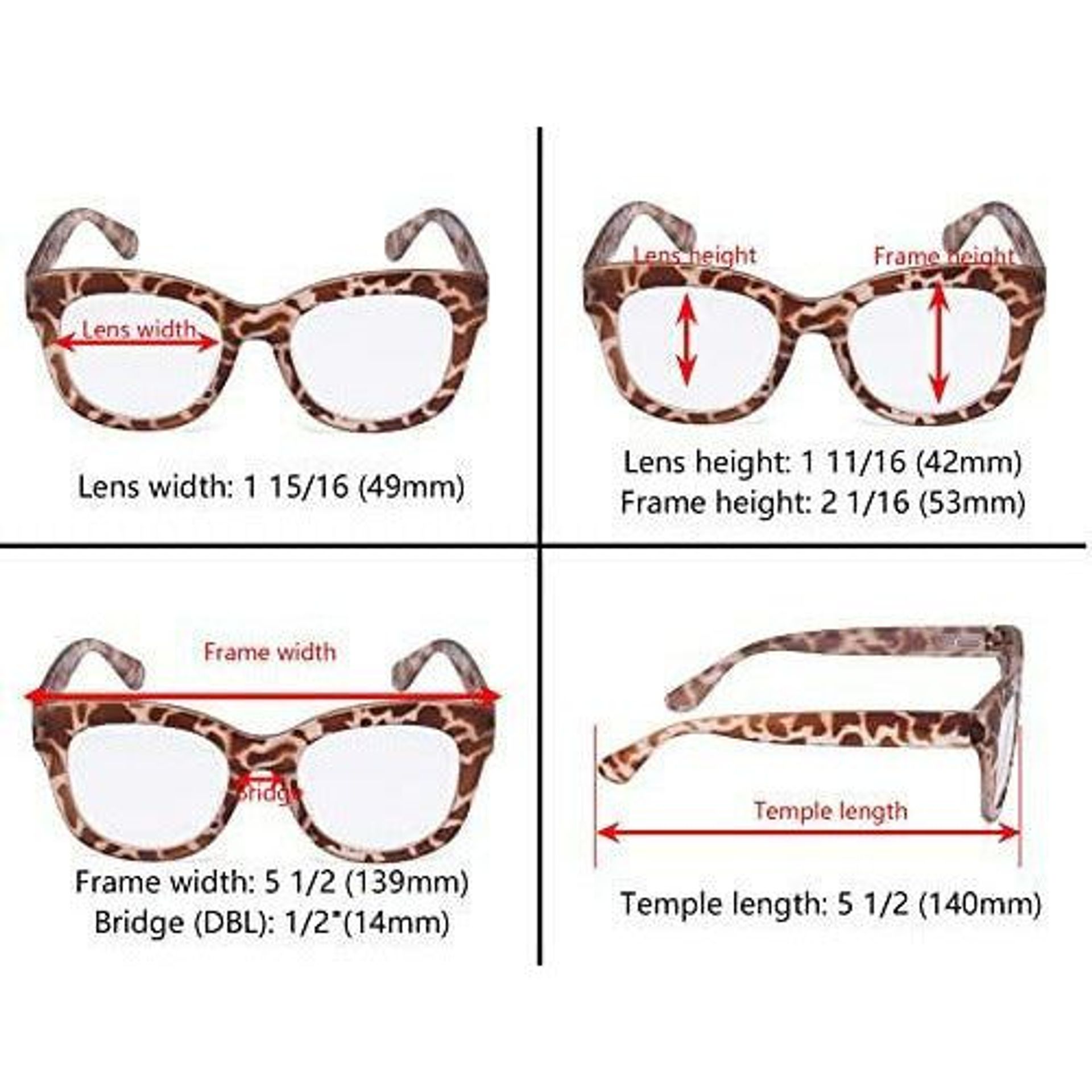 Lot De 5 Lunettes De Lecture Eyekepper Ronde Rétro - Confortables Et Élégantes Pour Hommes Et Femmes