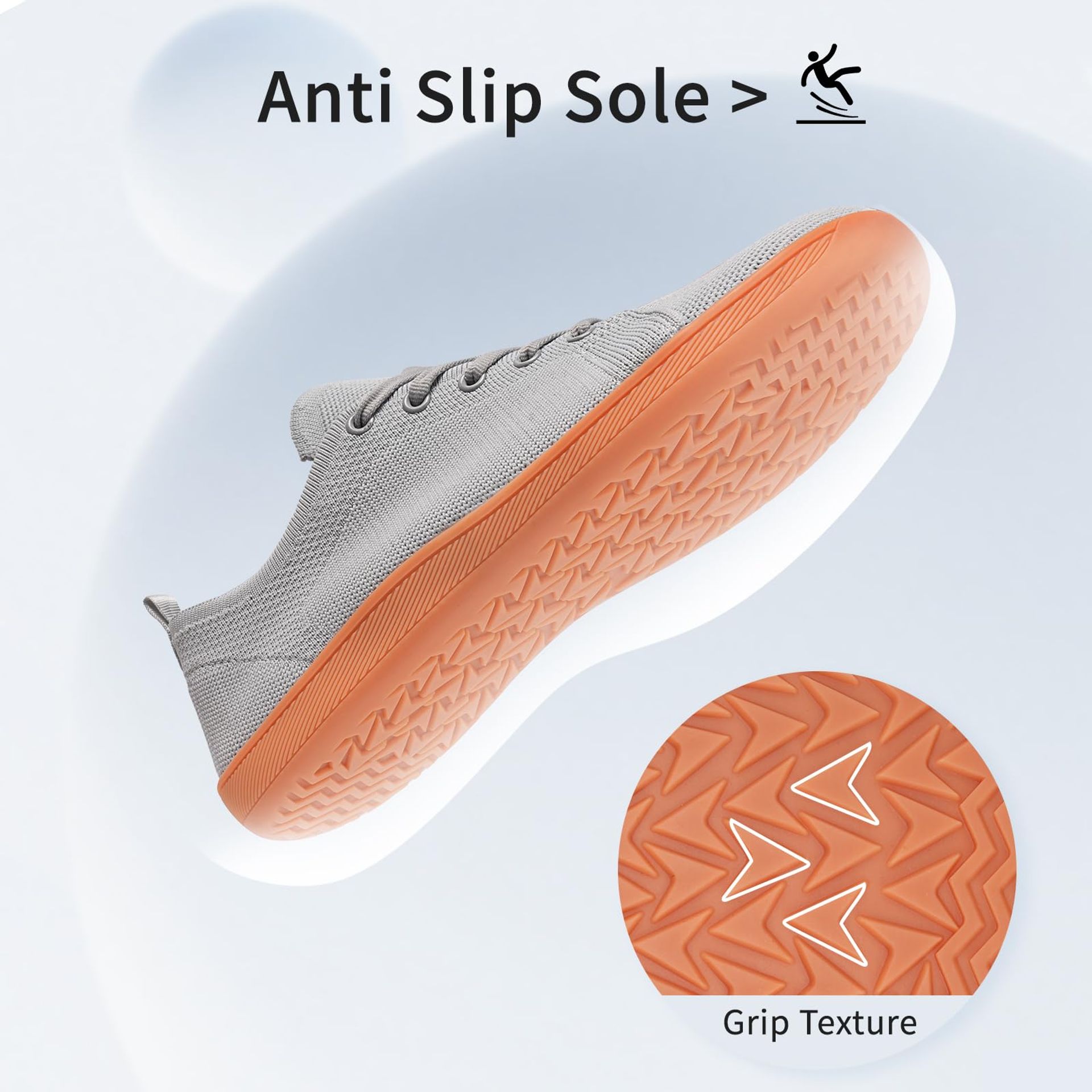 Chaussures Barefoot IceUnicorn – Bout Large, Semelle Antidérapante – Homme Et Femme – Randonnée Minimaliste