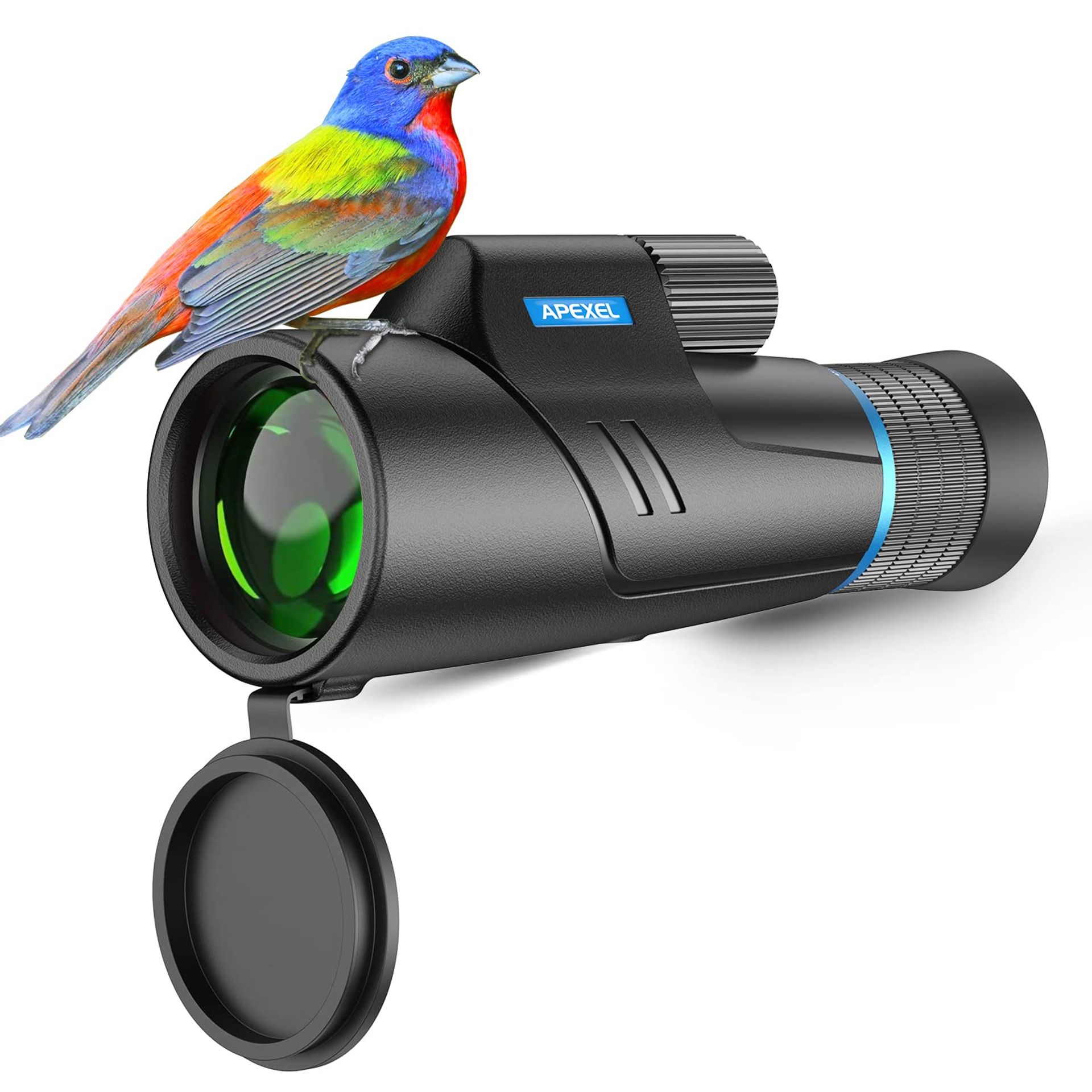 Zoom Monocular Telescope 10–20x50 HD BAK4 Prism FMC Lens Waterproof for Wildlife, Bird Watching, Hiking & Camping - 10-20X50