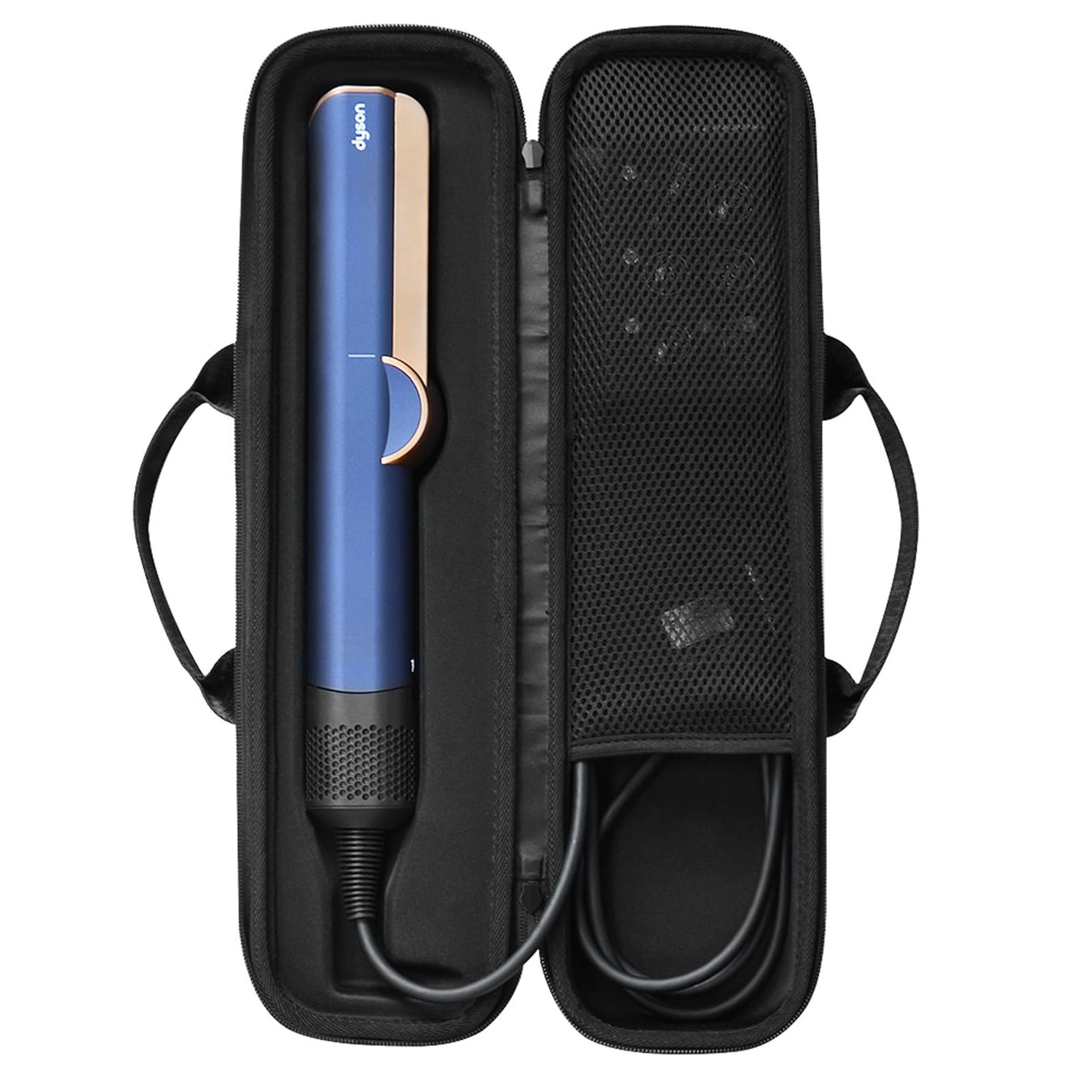 Hard Carrying Case for Dyson Airstrait HT01 Straightener Shockproof Waterproof Travel Storage - Black DY-AST-BK