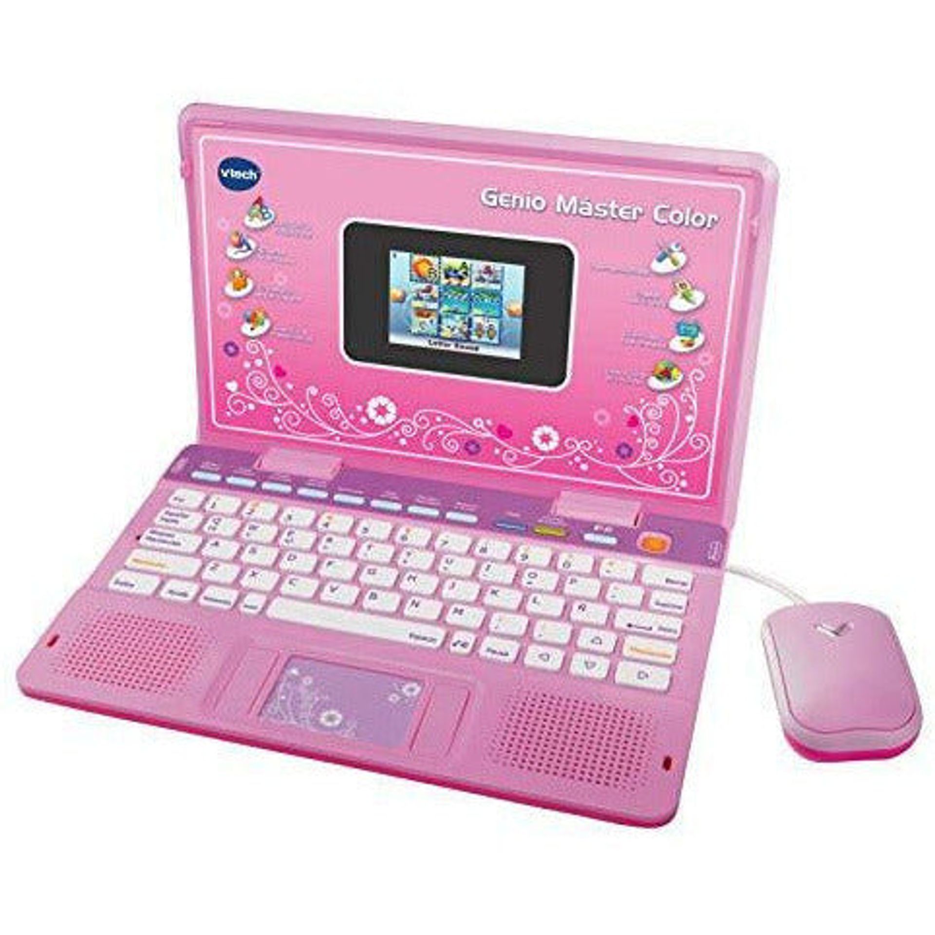 Ordinateur bilingue VTECH Genius XL Color Pro Rose - 6-11 ans pas cher