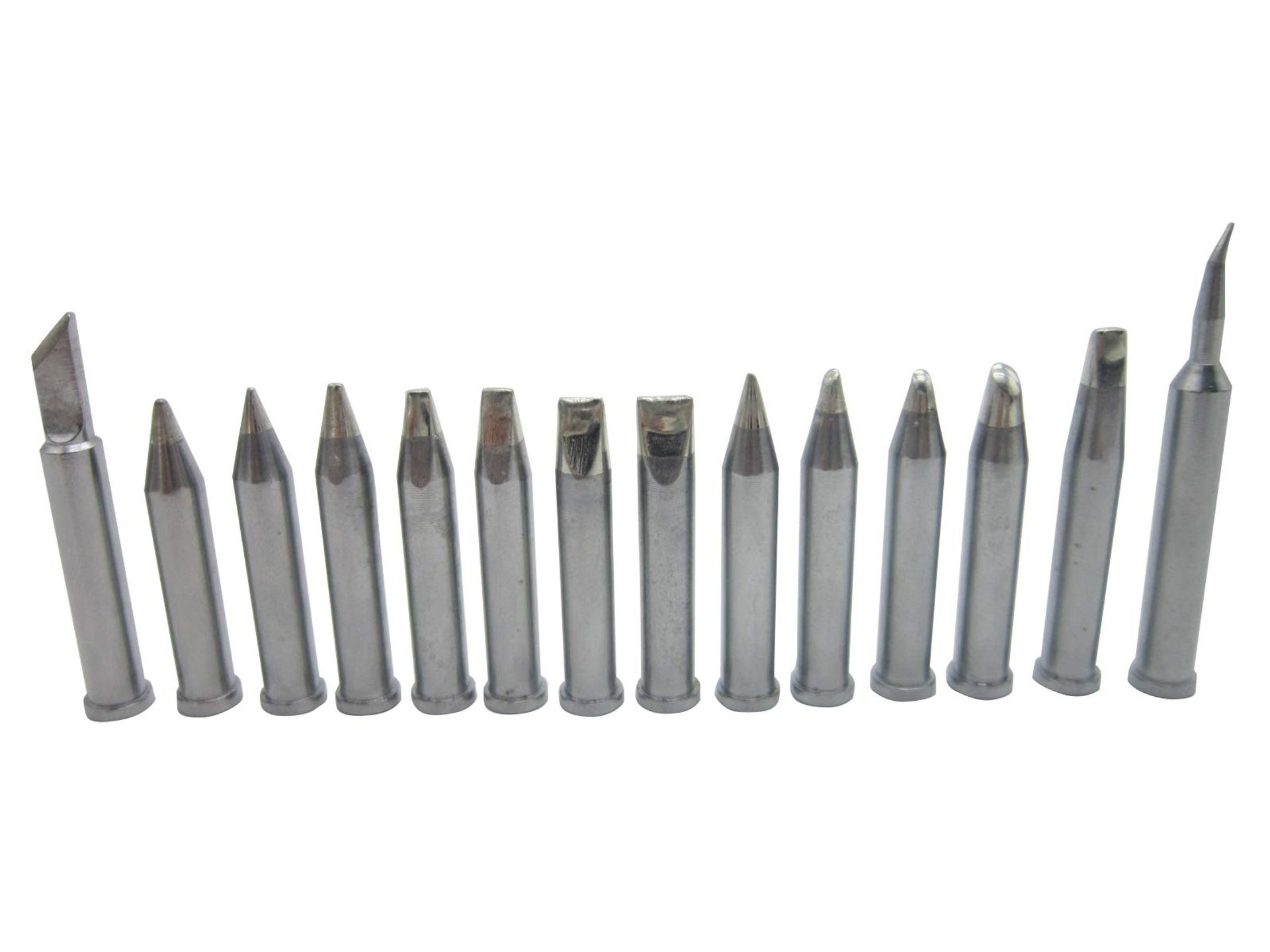 Soldering Iron Tip Set Replacement for Weller XT Series WXP120 WX1010 WX2020 - Silver 14 Models Pack