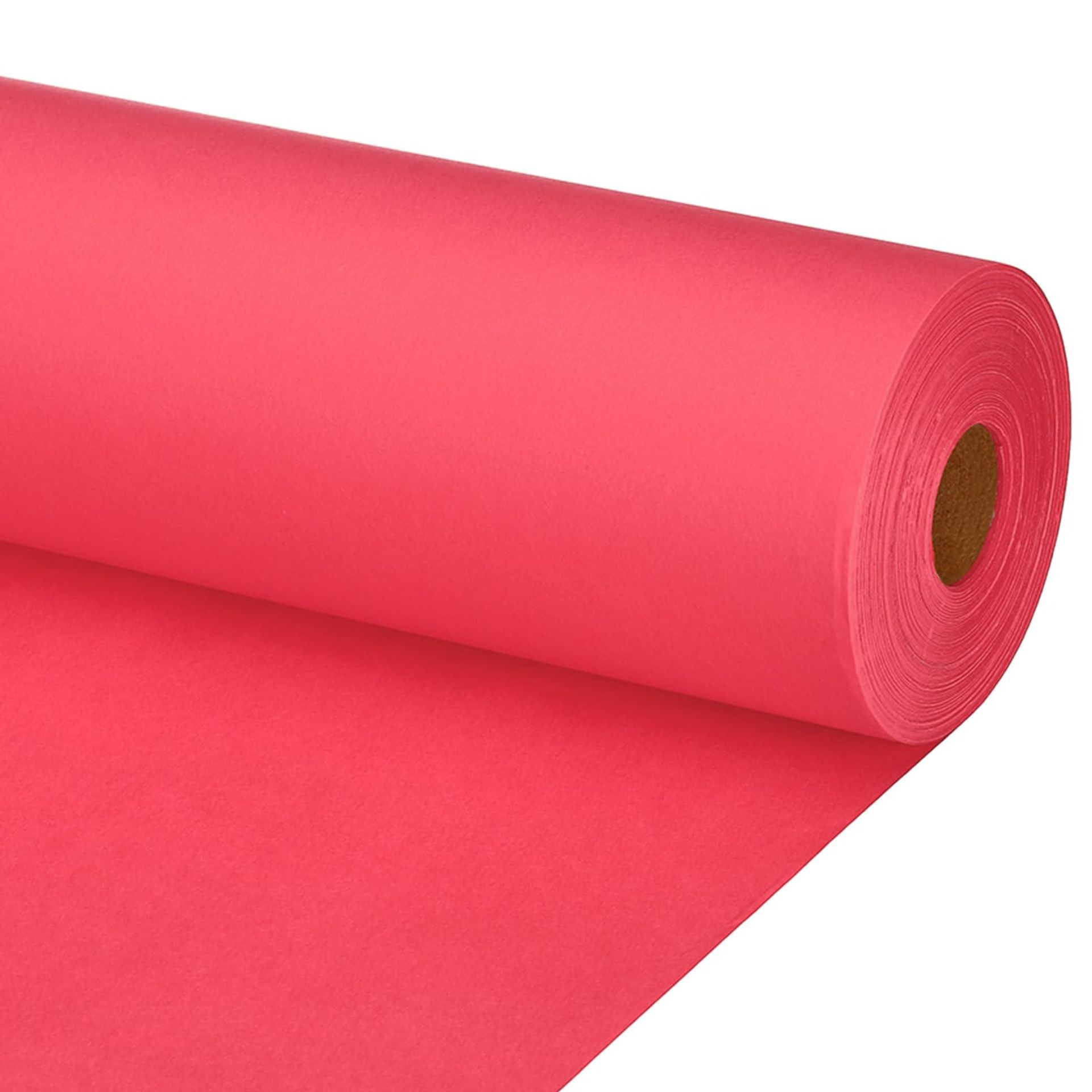 Wrapping Paper Roll 35"x1600" Red Kraft Paper 80GSM for Crafts, Gift Wrapping & Bulletin Boards