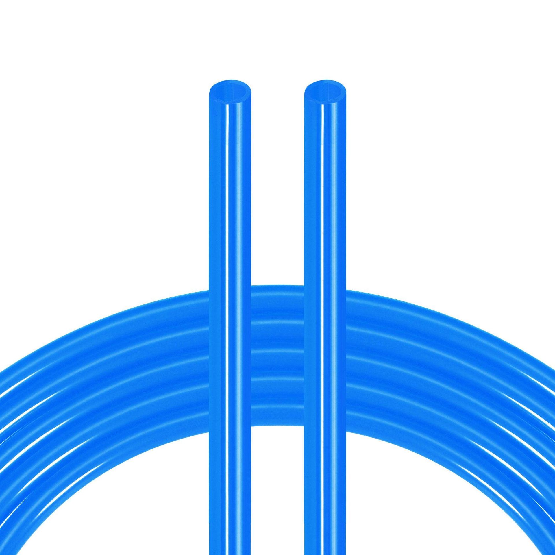sourcing map Pneumatic Tubing, Air Compressor Tube Hose PU Air Line Hose 4mm ID x 6mm OD x 12m/39.4Ft Blue