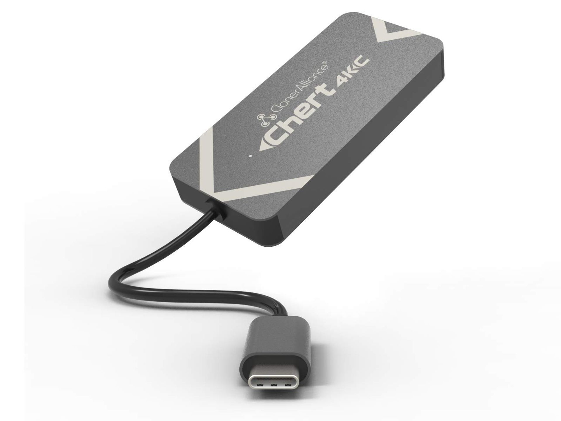 ClonerAlliance Chert 4KC, HDMI to USB-C Video Capture Dongle, Ultra Low Latency, Play Game Consoles on Laptop, Driver Free, 4K Input Supported.