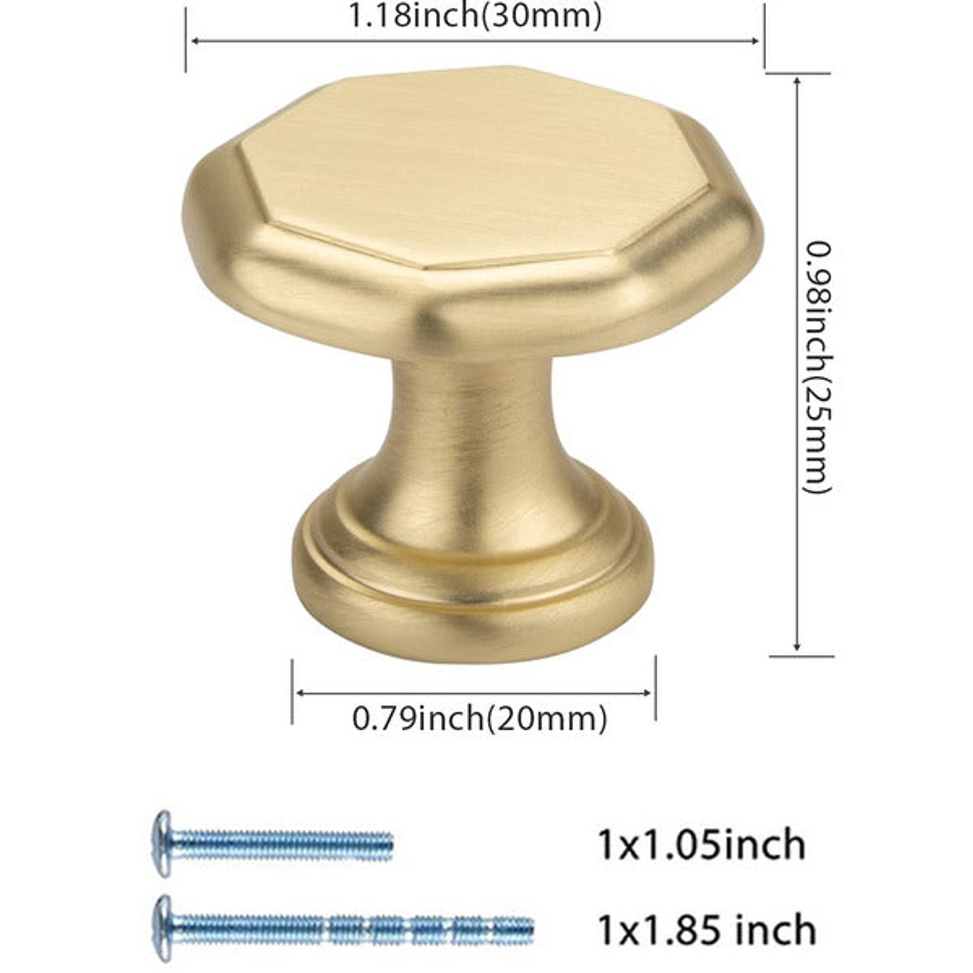 Small Round Cabinet Pulls 12 Pcs Gold Dresser Knobs - (small)1" X 0.87",  Gold Cabinets Pull Handles Knobs For Drawer, Cupboard, Kitchen, Closet &  Wardrobe Doors, Brushed Brass Knobs For Furniture With