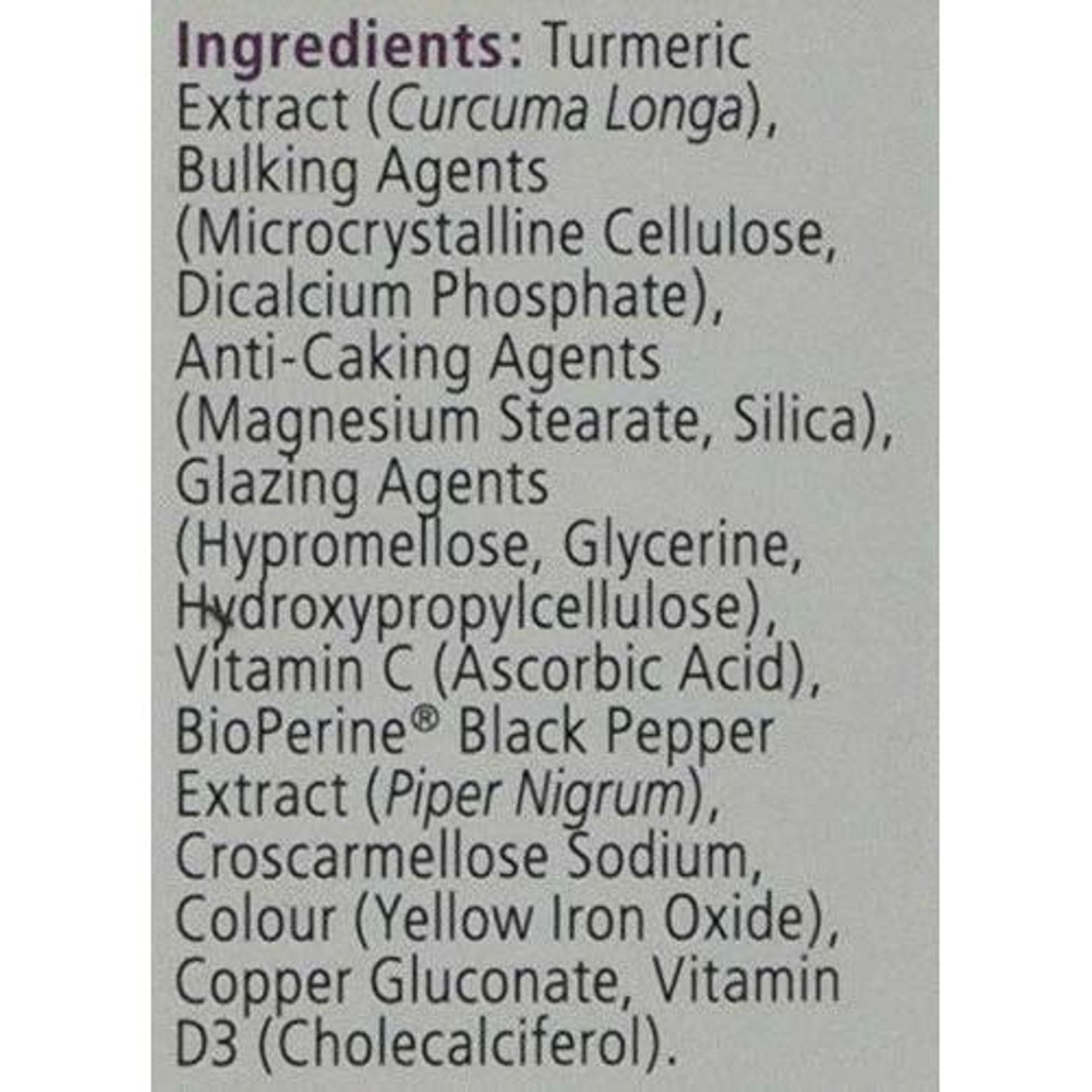 Bioglan Active Curcumin, High Strength Turmeric Extract, 1 Month Supply