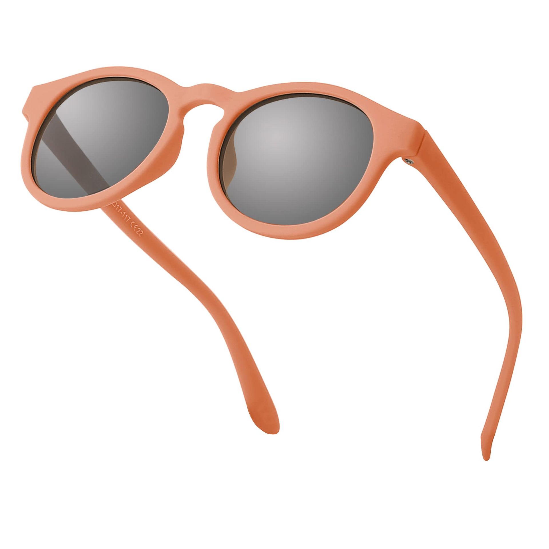Polarised Baby Sunglasses with Strap - Flexible & Unbreakable UV Protection for Newborns & Toddlers 0-24 Months