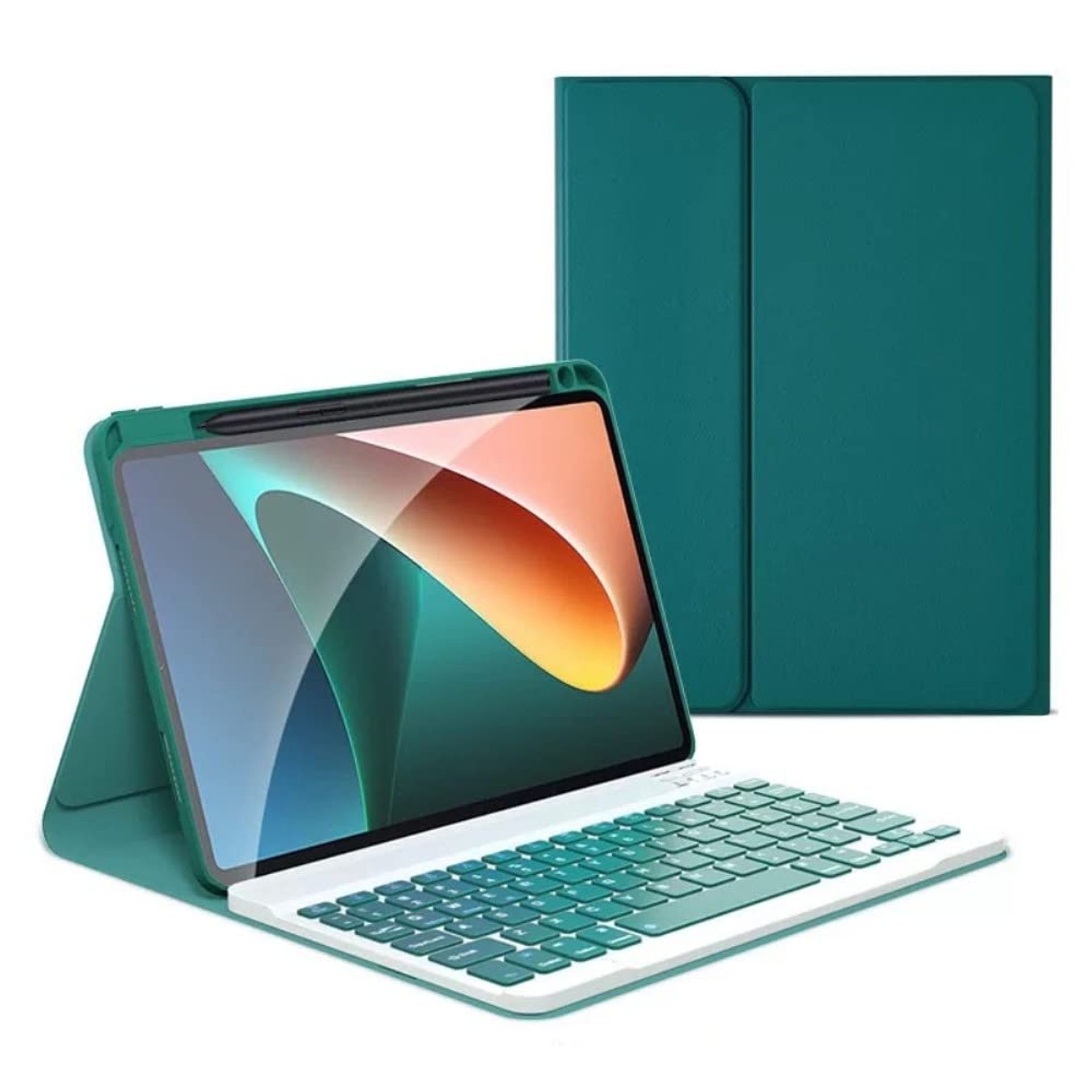 iPad Air/Pro 11-inch Keyboard Case with Detachable Backlit Keyboard, Protective Smart Cover - Dark Green iPadAir11"/Air5/Air4/Pro11"4th/3rd/2nd/1st Gen