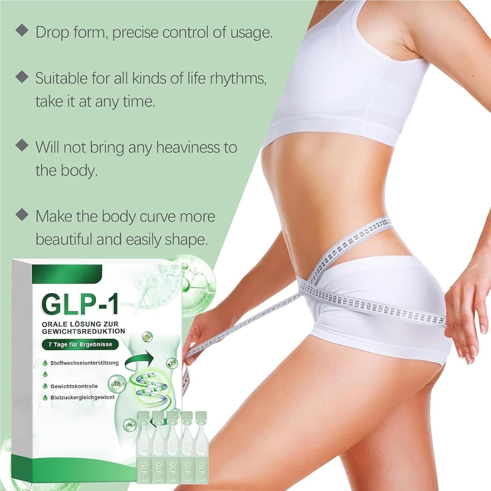 aafq glp 1 oral solution GLP-1 Oral Solution Advanced Natural Supplement Drops for Men & Women 3 Box  5 Servings