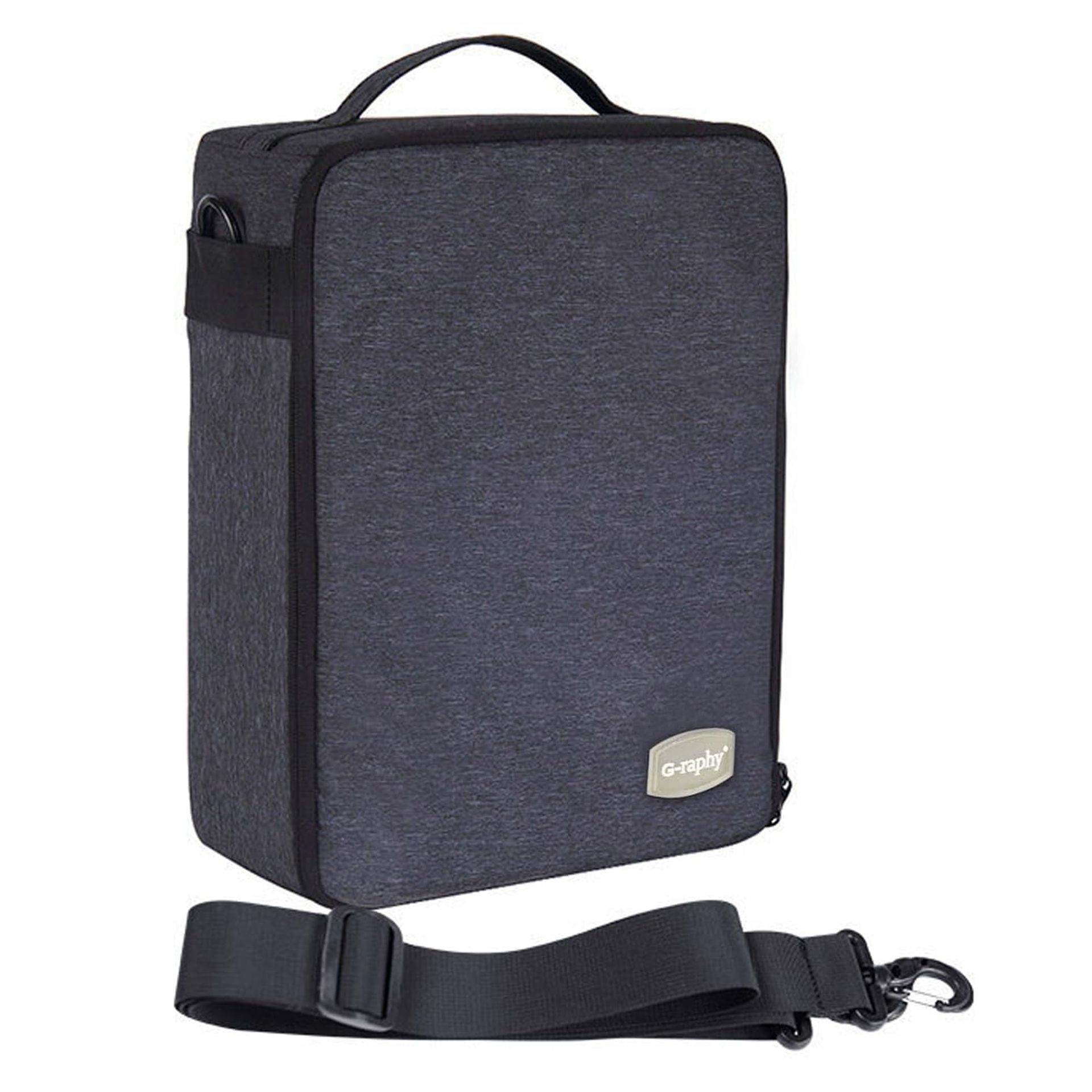 DSLR Camera Bag Waterproof Anti-Shock Travel Case 1-2 Cameras & Lenses - Grey