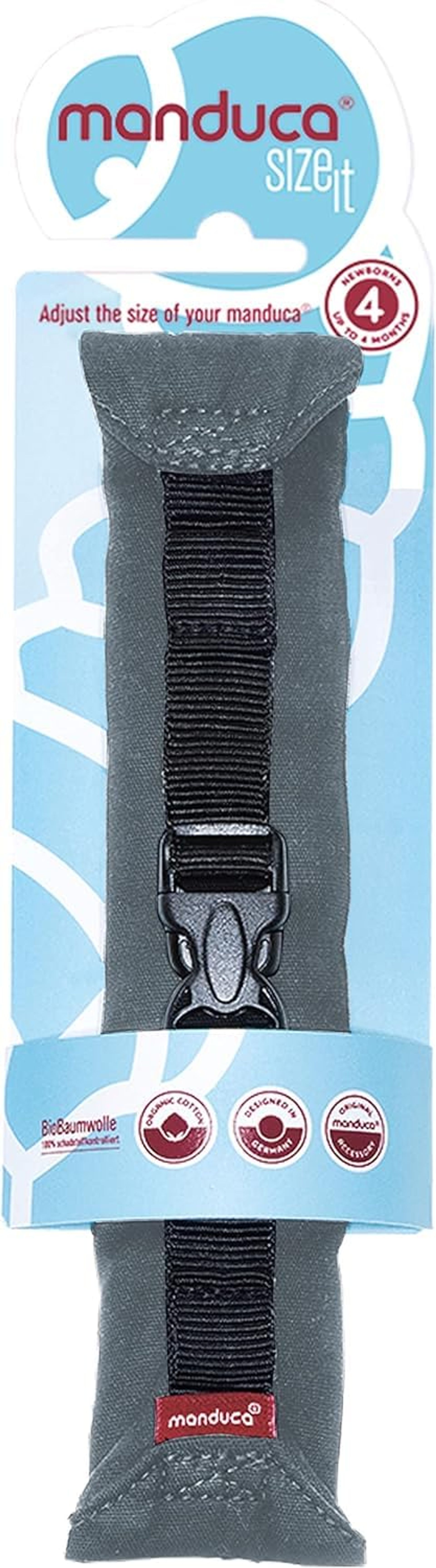 Manduca Size-It Seat Reducer Baby Carrier Accessory Adjustable Fit for Newborns - Black 1 Stück