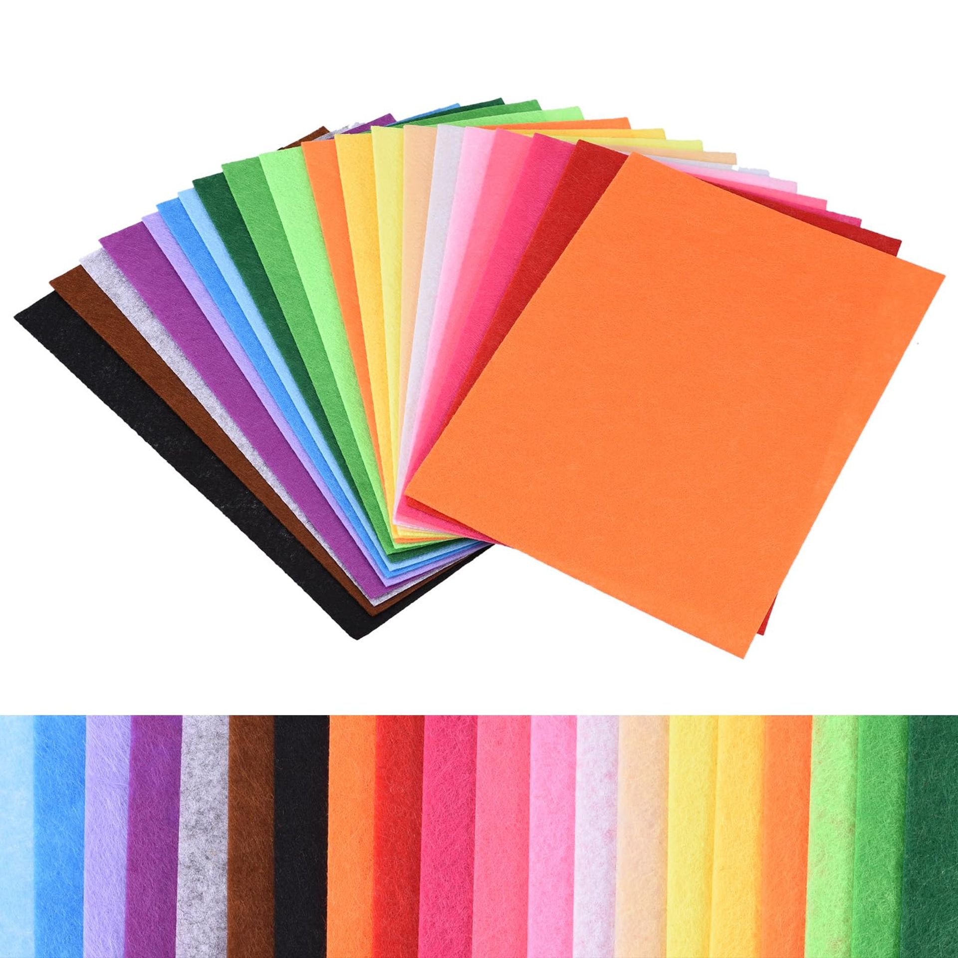 Soft Felt Sheets Fabric Set 460 Pcs Assorted Craft Felt 1mm Thick For DIY