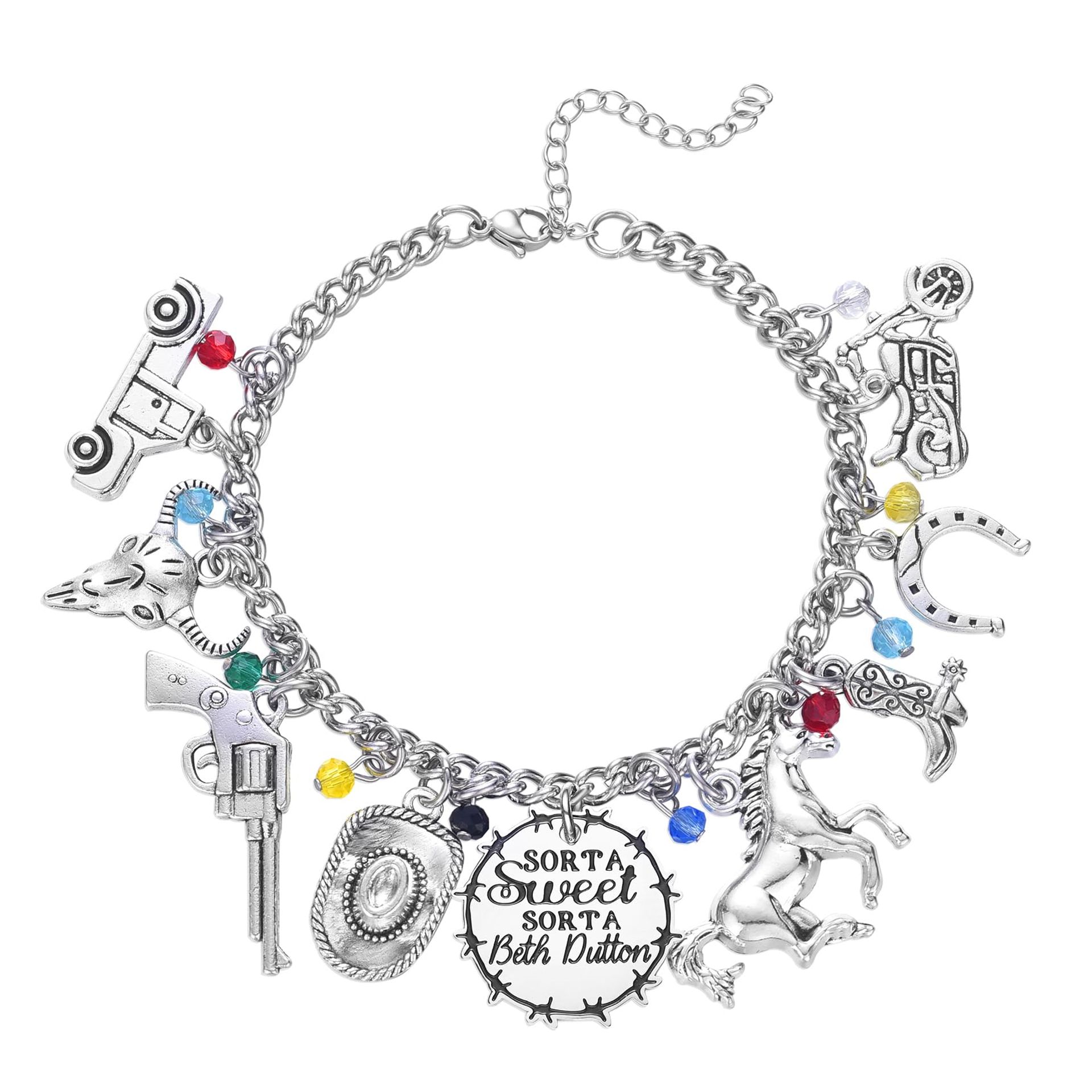 Western TV Show Merchandise Beth Dutton Bracelet Cowboy Gifts Rip Bracelets Cowgirl Merch Fan Collection Gift