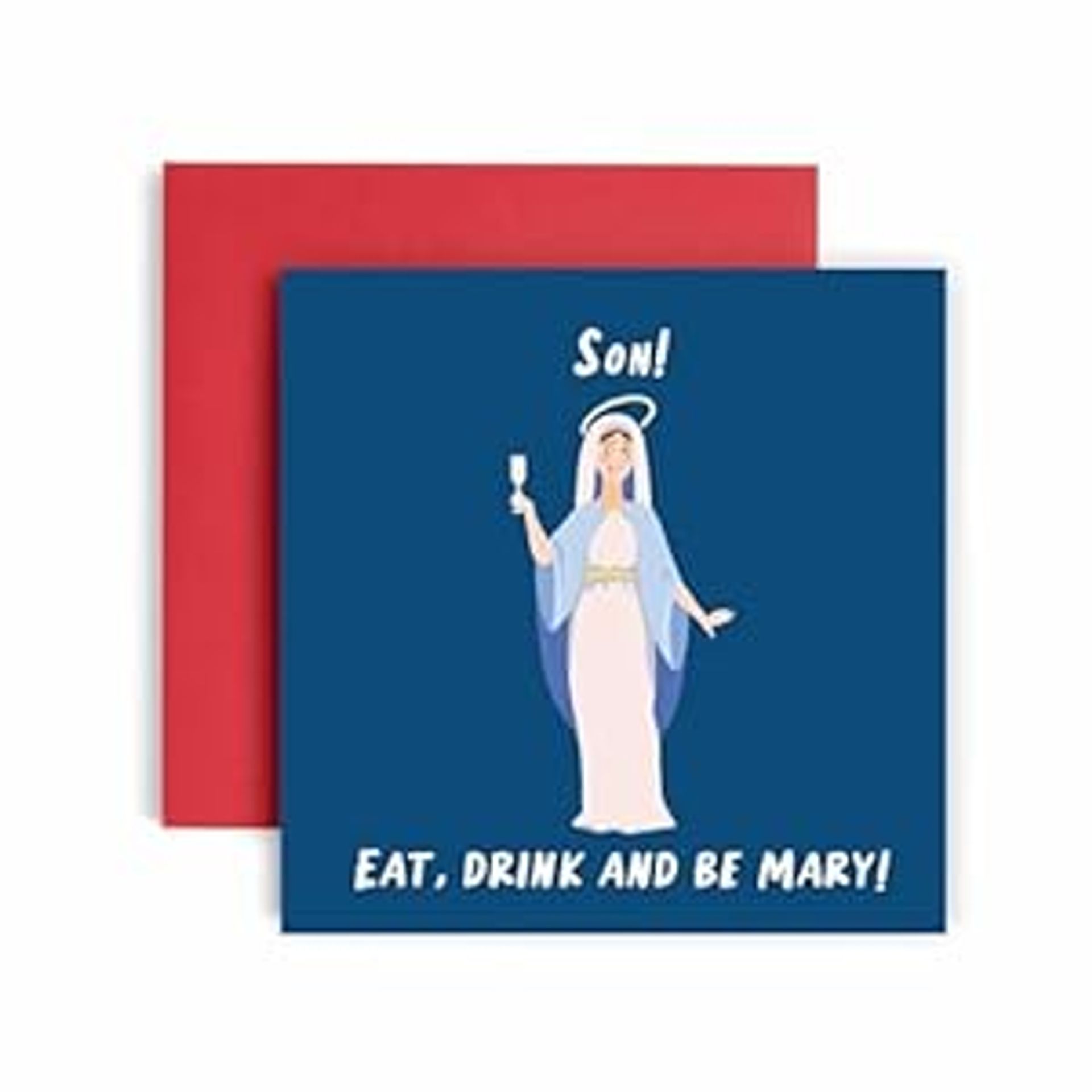 Huxters Christmas Cards for Men - Funny Son Card - Eco-Friendly 14.8cm - Limited Stock!