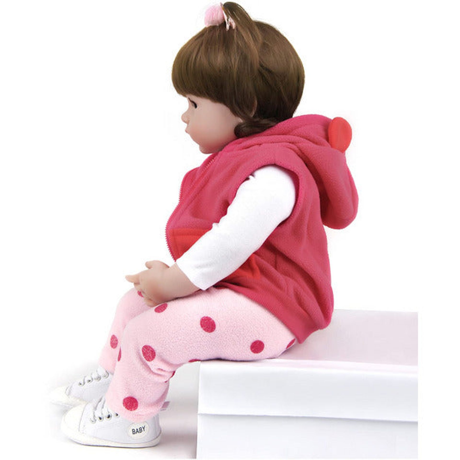 ZIYIUI 22 Pouces 55 cm Poupée Reborn Bébé Silicone Souple Vinyle