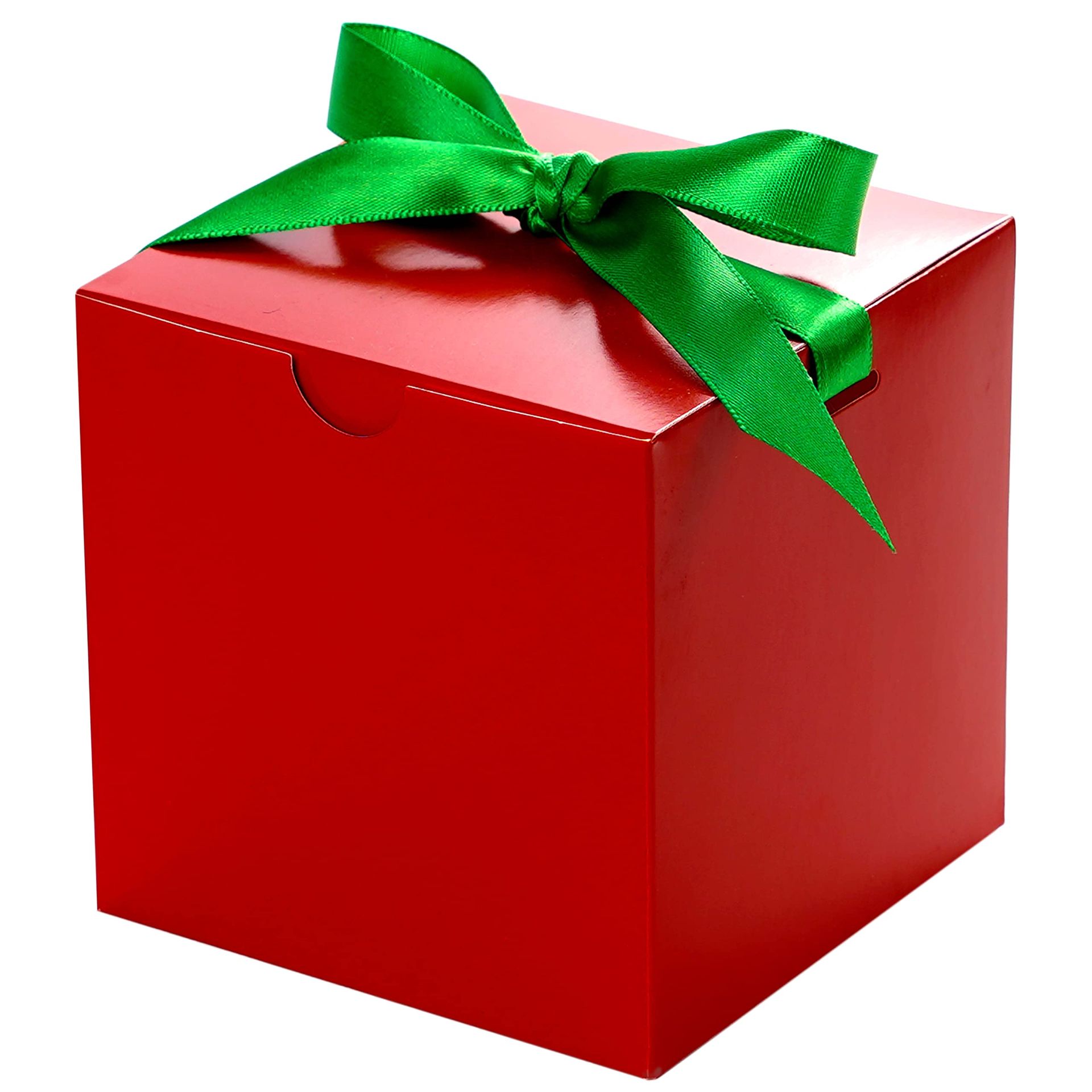 UnicoPak 10-Pack 5x5x3 Inch Small White Gift Boxes - Bulk Tuck Top Boxes For Parties, Business & Homemade Gifts