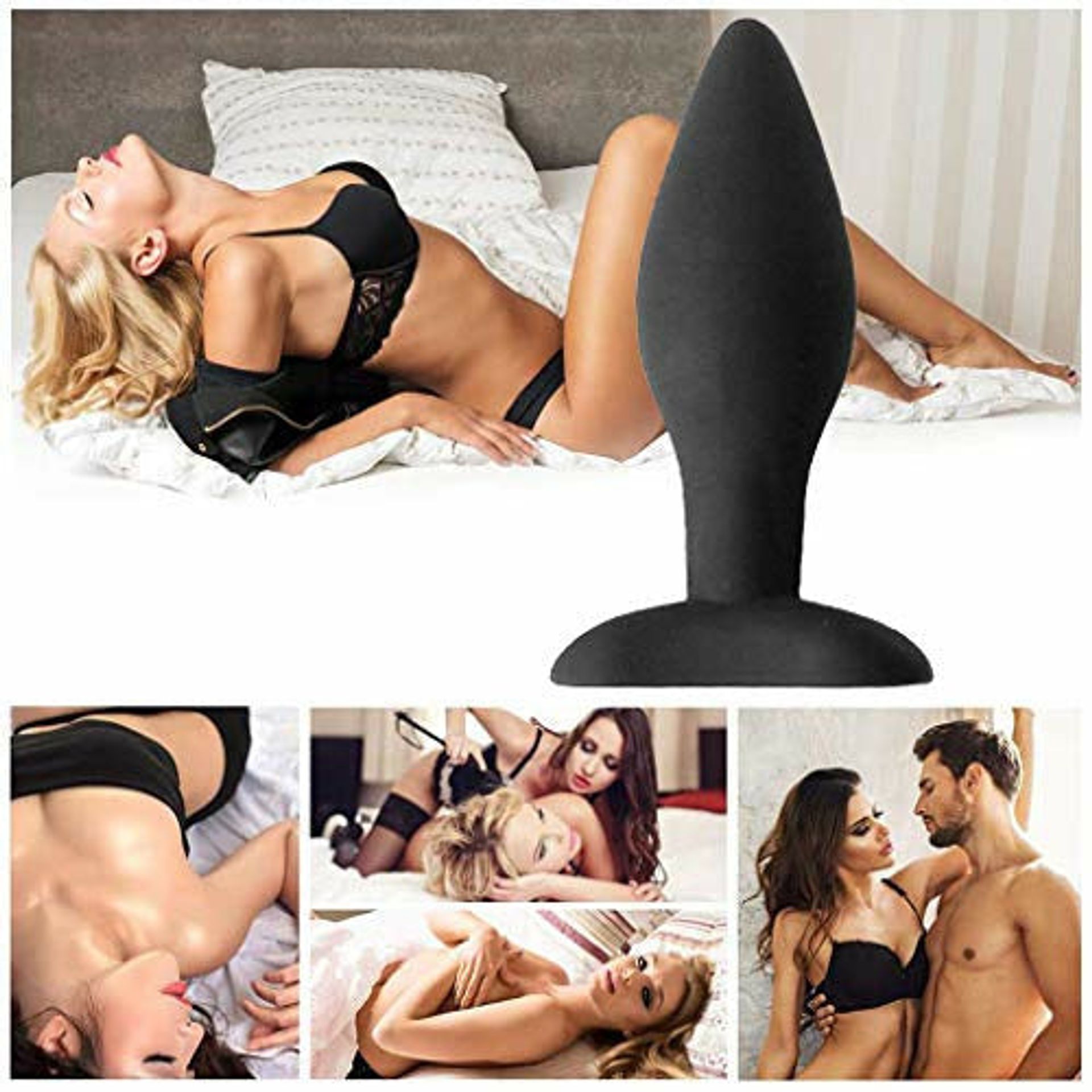 WT-BLVUVY Conical Silicone Anal Plug Butt Plug Sexy Beginner