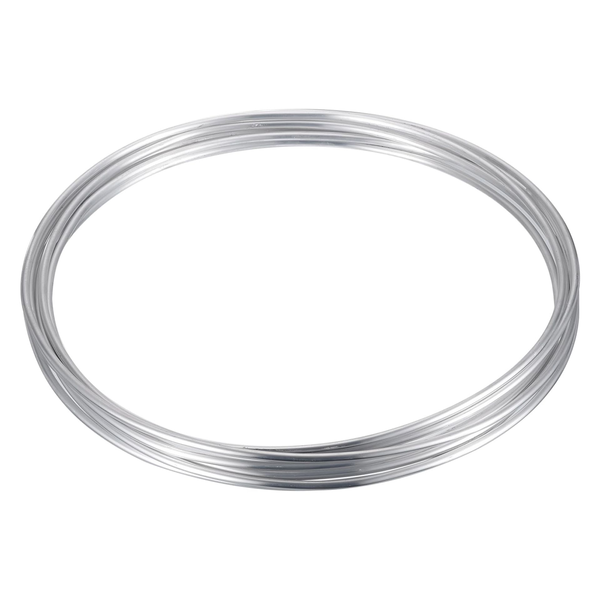 5/8" OD 6061 Aluminium Coiled Tubing, 0.03" Wall, 16ft Seamless Round Pipe for Refrigeration, Air Conditioning & DIY Projects