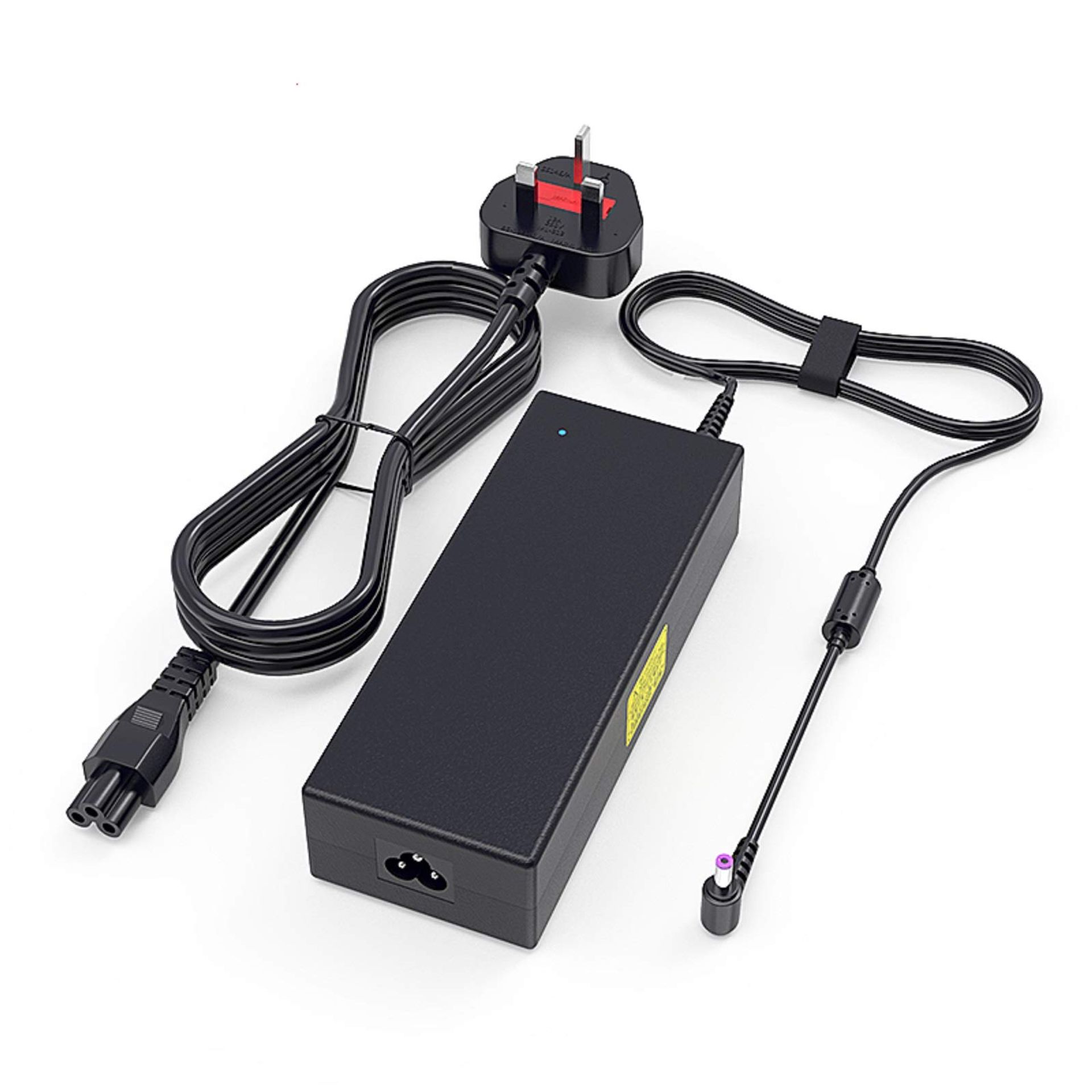 135W 19V 7.1A AC Adapter Charger for Acer Predator Helios 300 and Aspire Series Laptops - Blue