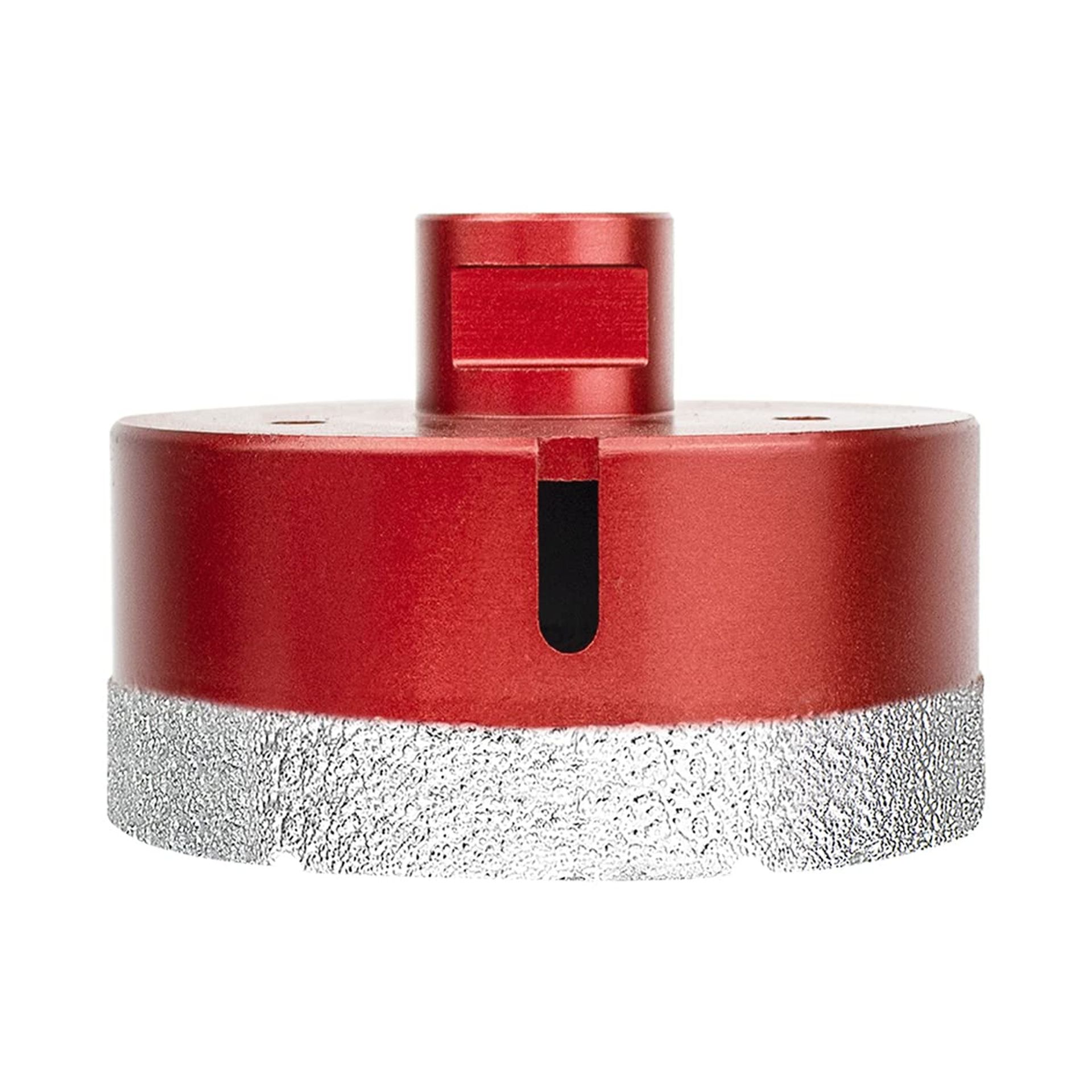 Diamond Hole Saw Drill Bit M14 Thread Brazed Core Cutter for Tile, Granite, Marble, Porcelain, Glass & Ceramic - Silver 85mm