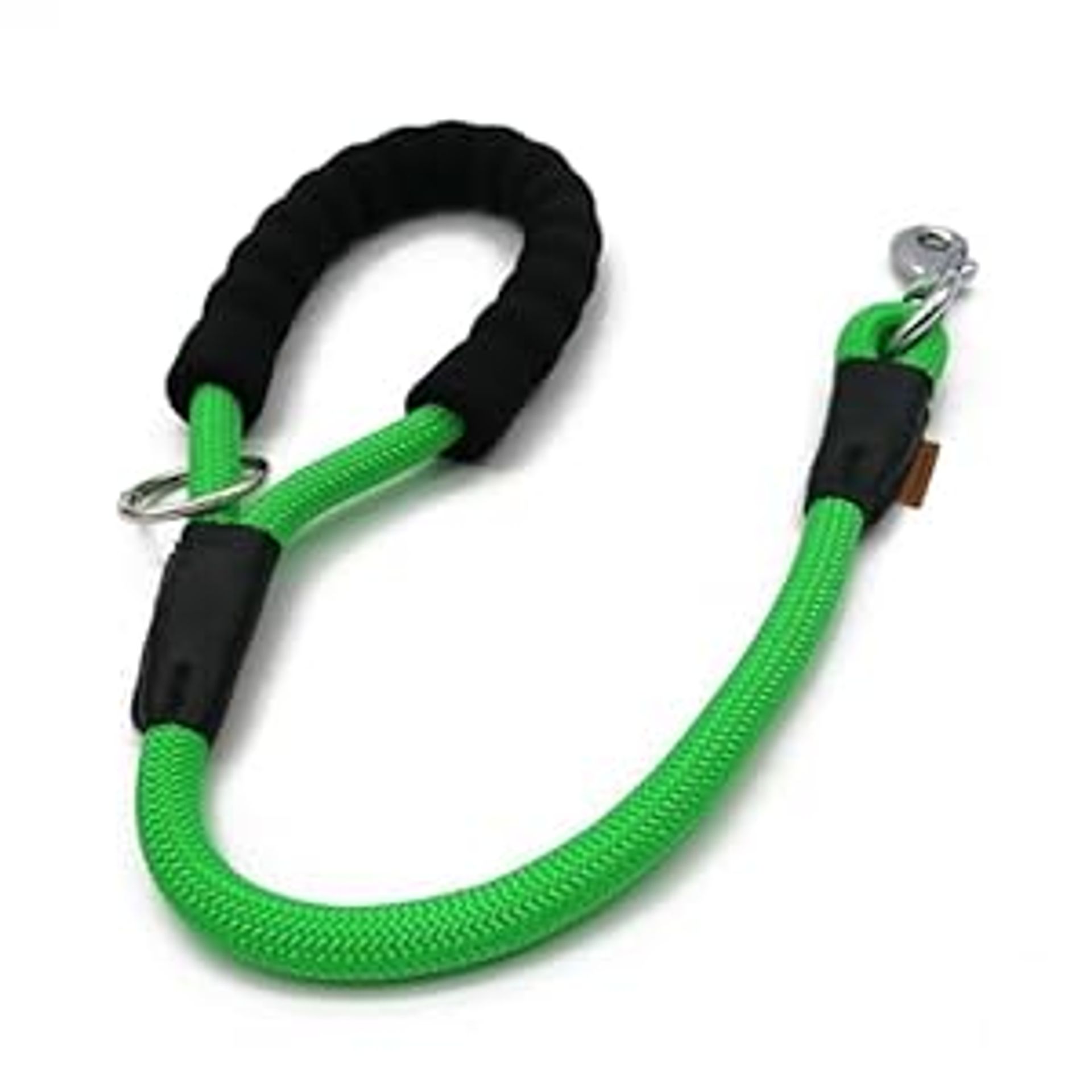 Durable Light Green Dog Leash for Medium/Large Dogs, Braided Rope, 2FT, Ideal for Training & Walking Light Green