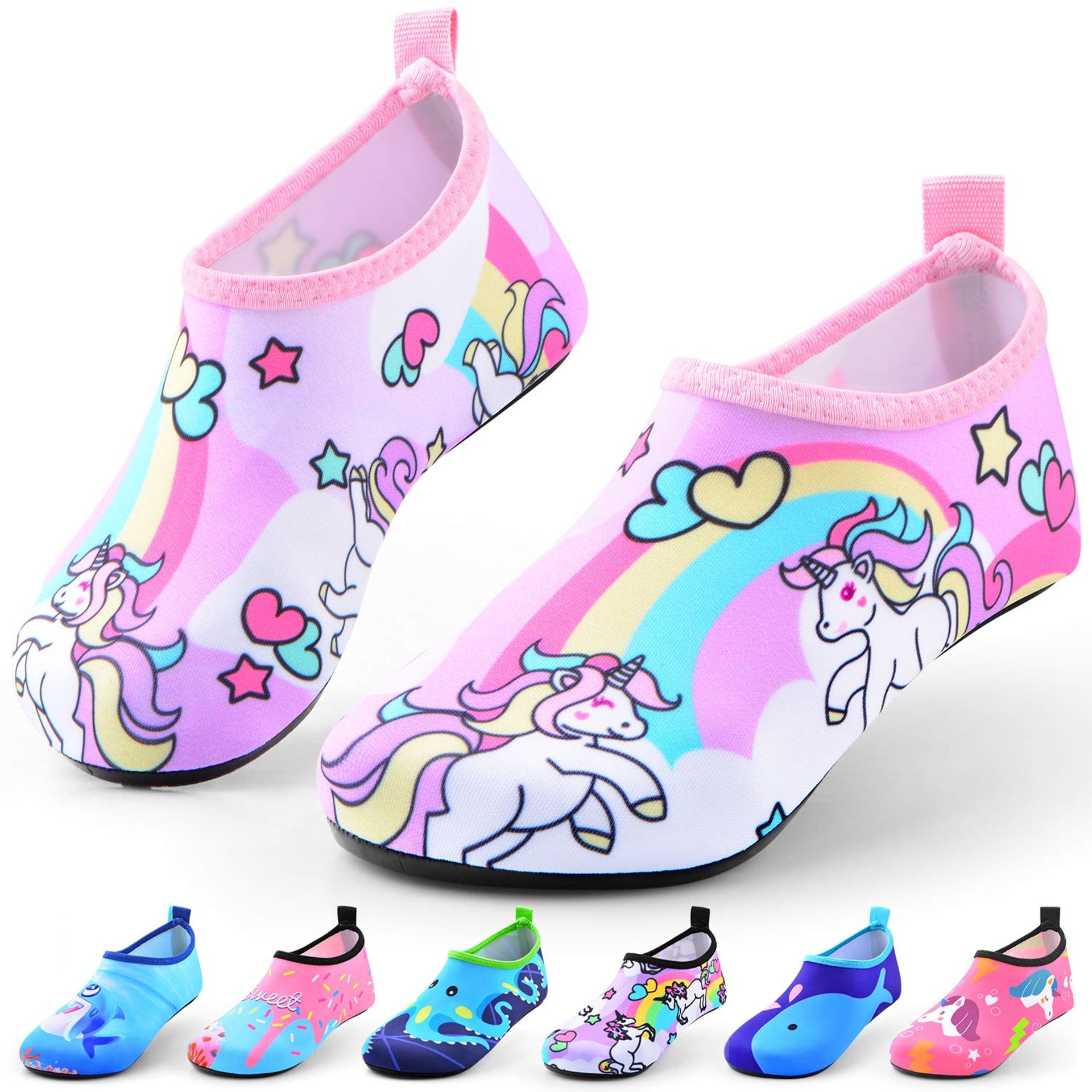 Kids' Quick-Dry Non-Slip Water Shoes | Aqua Socks for Beach & Outdoor Fun
