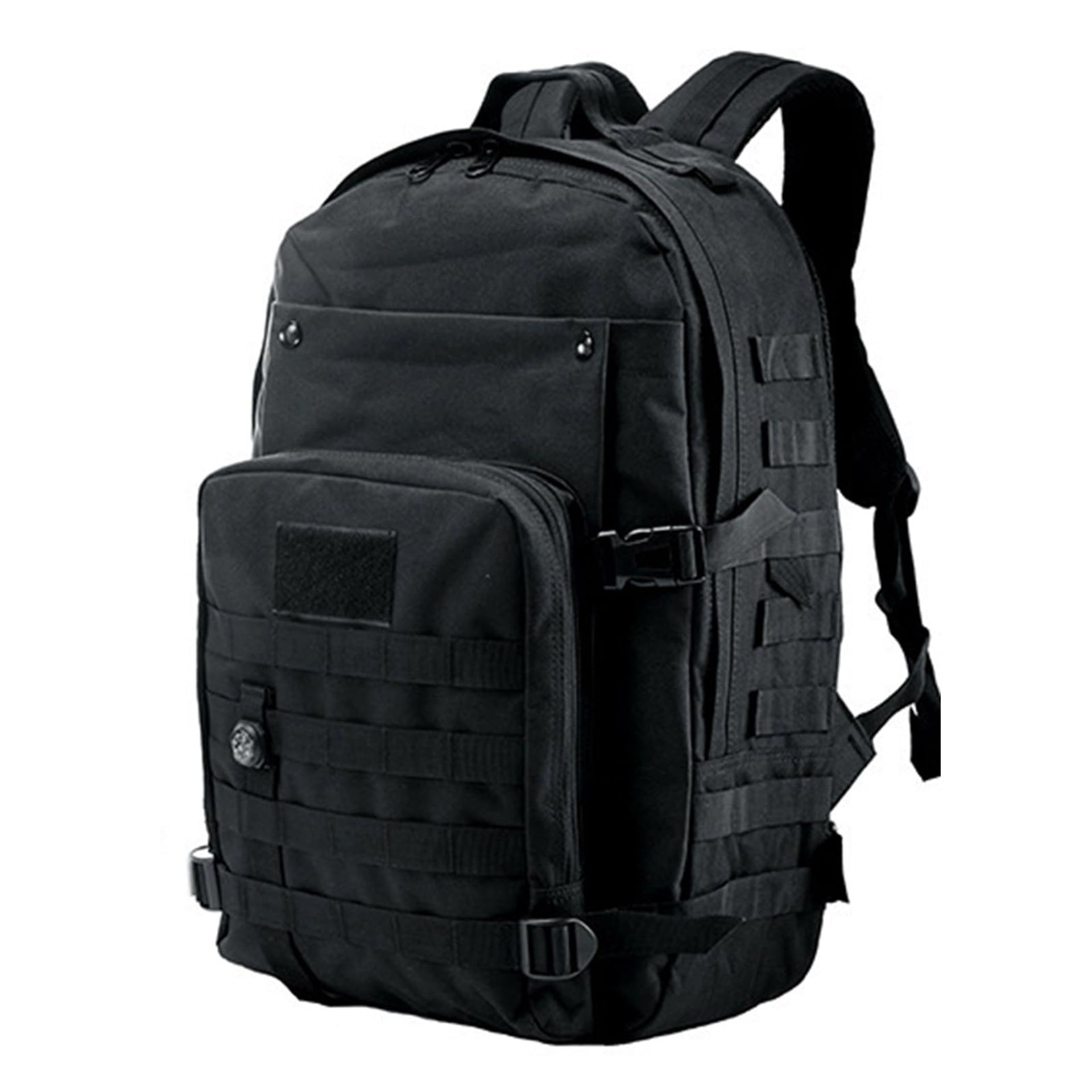 Military Tactical Rucksack 40L Waterproof MOLLE 3-Day Assault Pack for Hiking and Camping - Black L