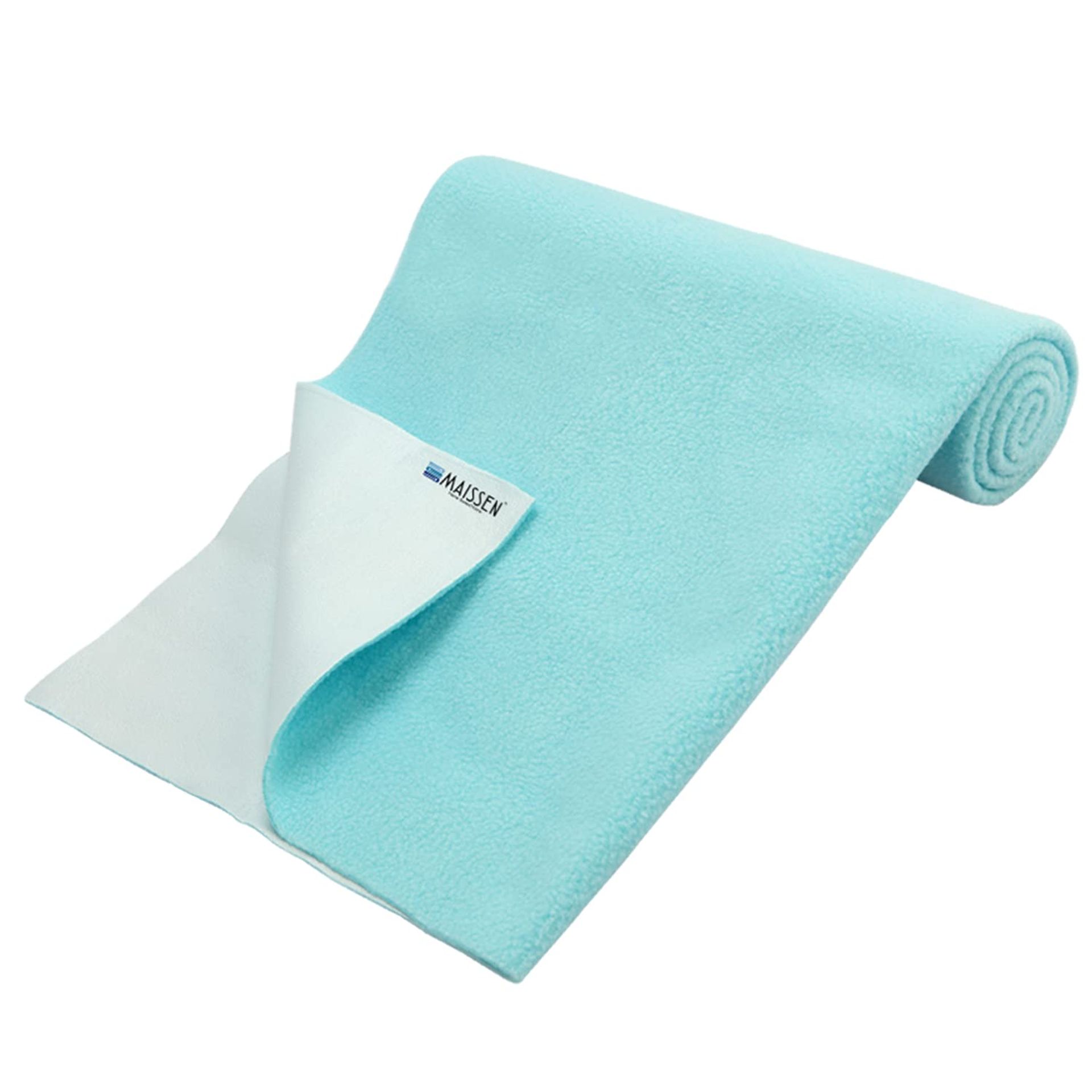 Aqua Blue Maissen Waterproof Washable Pee Pad, Medium 100x70cm - Reusable Pet & Furniture Protector