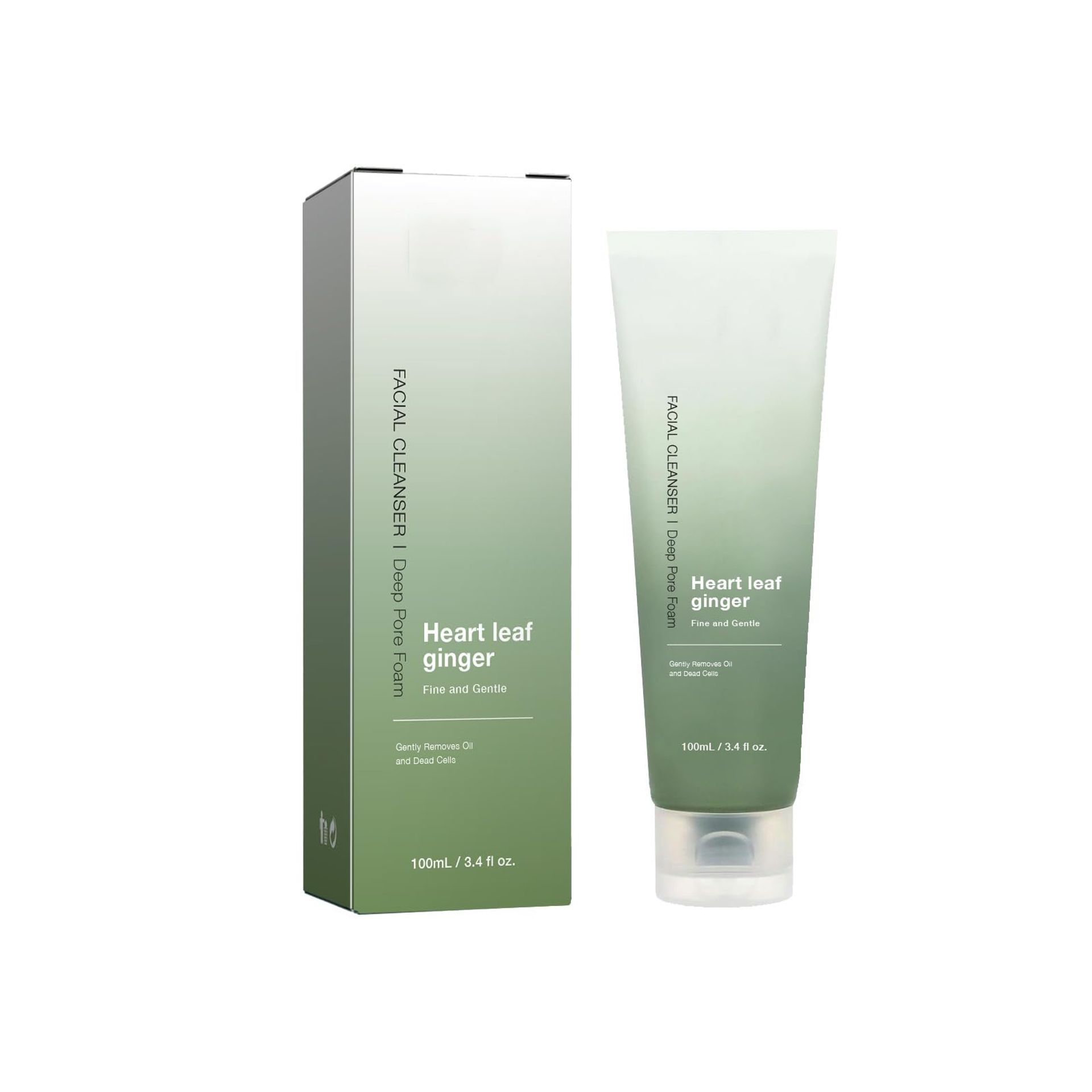 Heartleaf Pore Deep Cleanser 100ml - Quercetinol Foaming, Salicylic & Hyaluronic Acid