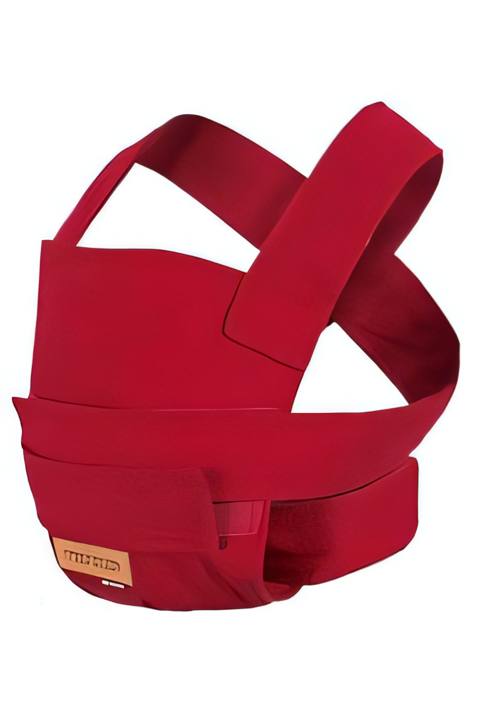 Children's Mini Doll Carrier Organic Cotton Easy Fastening Toy Accessory - Ruby Red 1 Stück