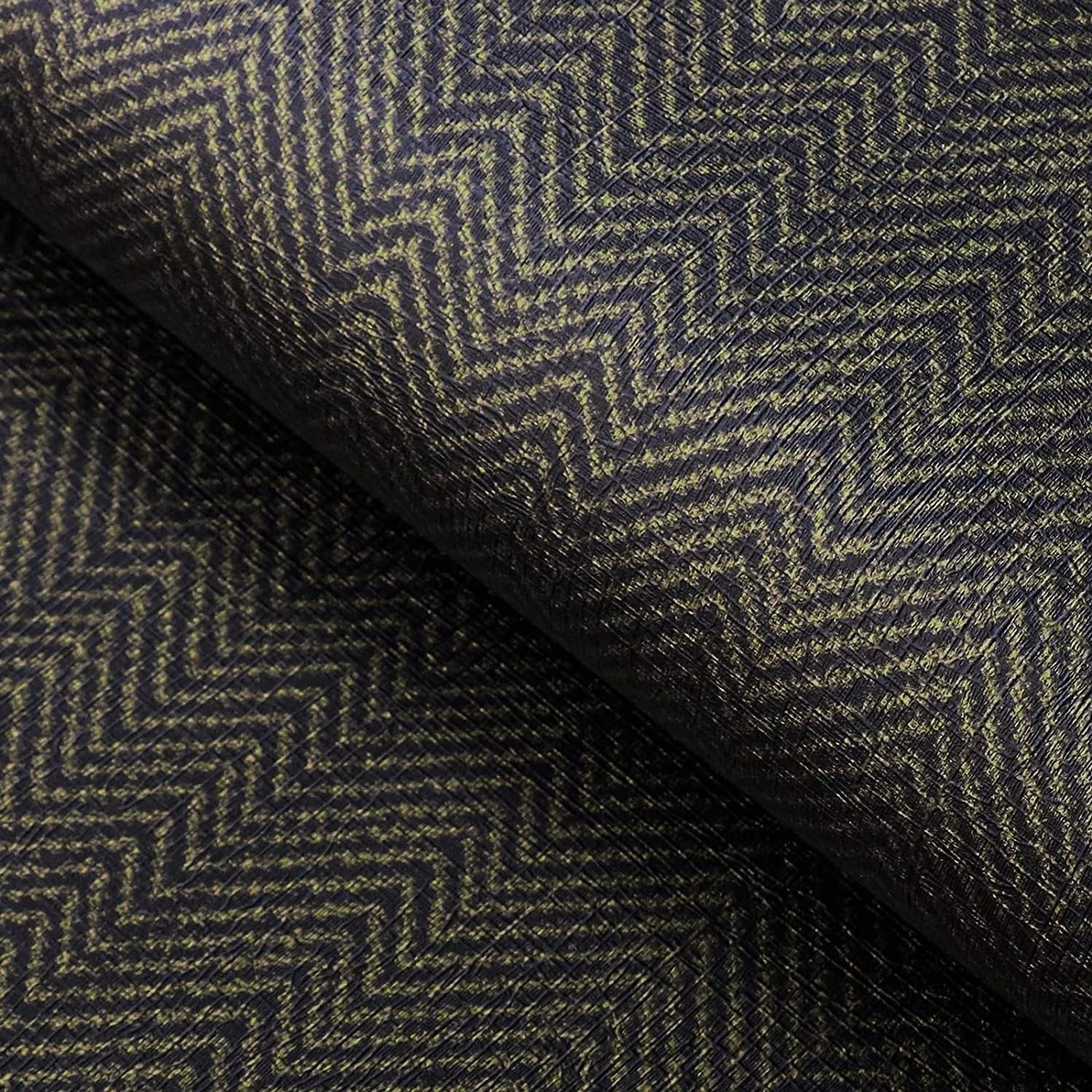 FunStick Black Wallpaper Self Adhesive Wallpaper for Bedroom Adults Black and Gold Wallpaper Stick on Textured Wallpaper for Living Room Black Sticky Back Plastic Patterned for Furniture Walls 40CMX2M