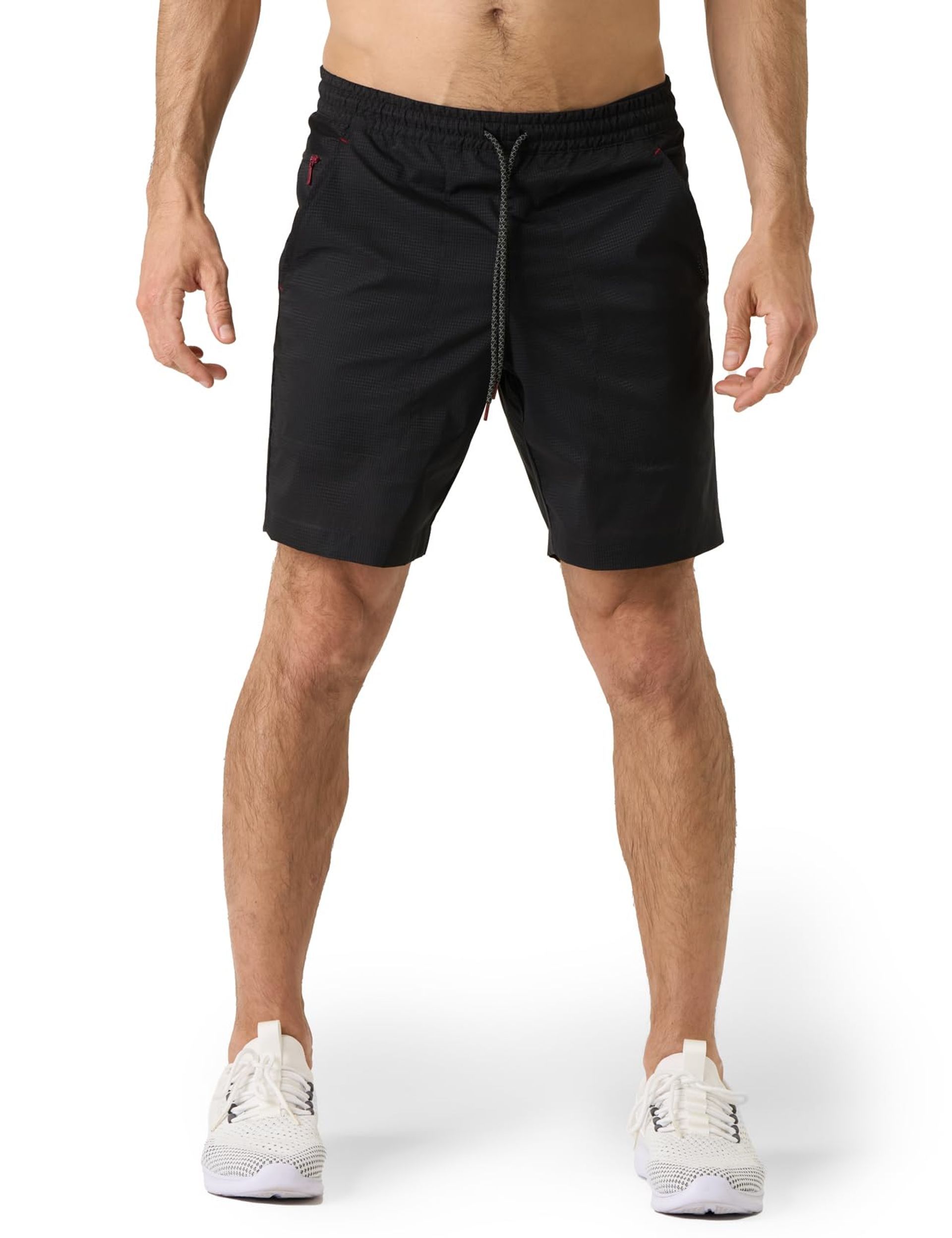 Men's Fast-Drying Sport Shorts - Loose Fit, Ideal for Spring/Summer Workouts, Black, Size L
