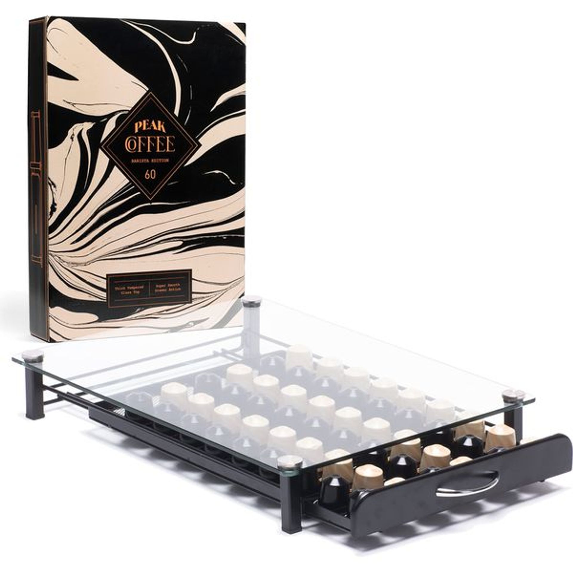 Peak Coffee Capsule Storage Drawer Tray For 60 Nespresso Original