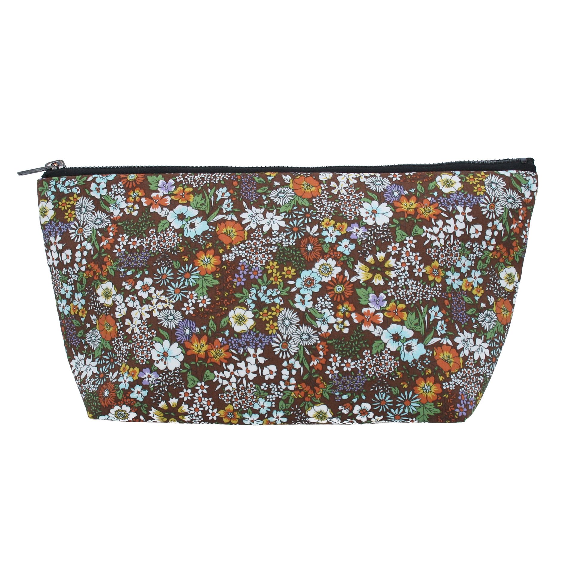 3 x Gisela Graham Brown Vintage Floral Cosmetic Pouch  