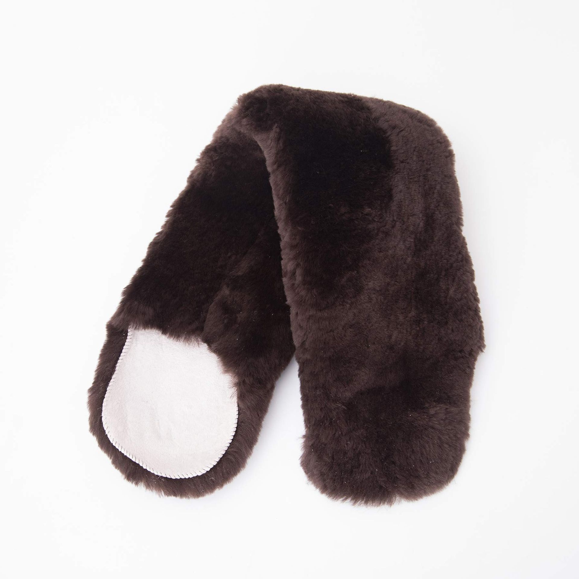 Real Lamb Wool Saddle Girth Belt Protector Soft Cushioning Pad for Riding Comfort - Black 70cm