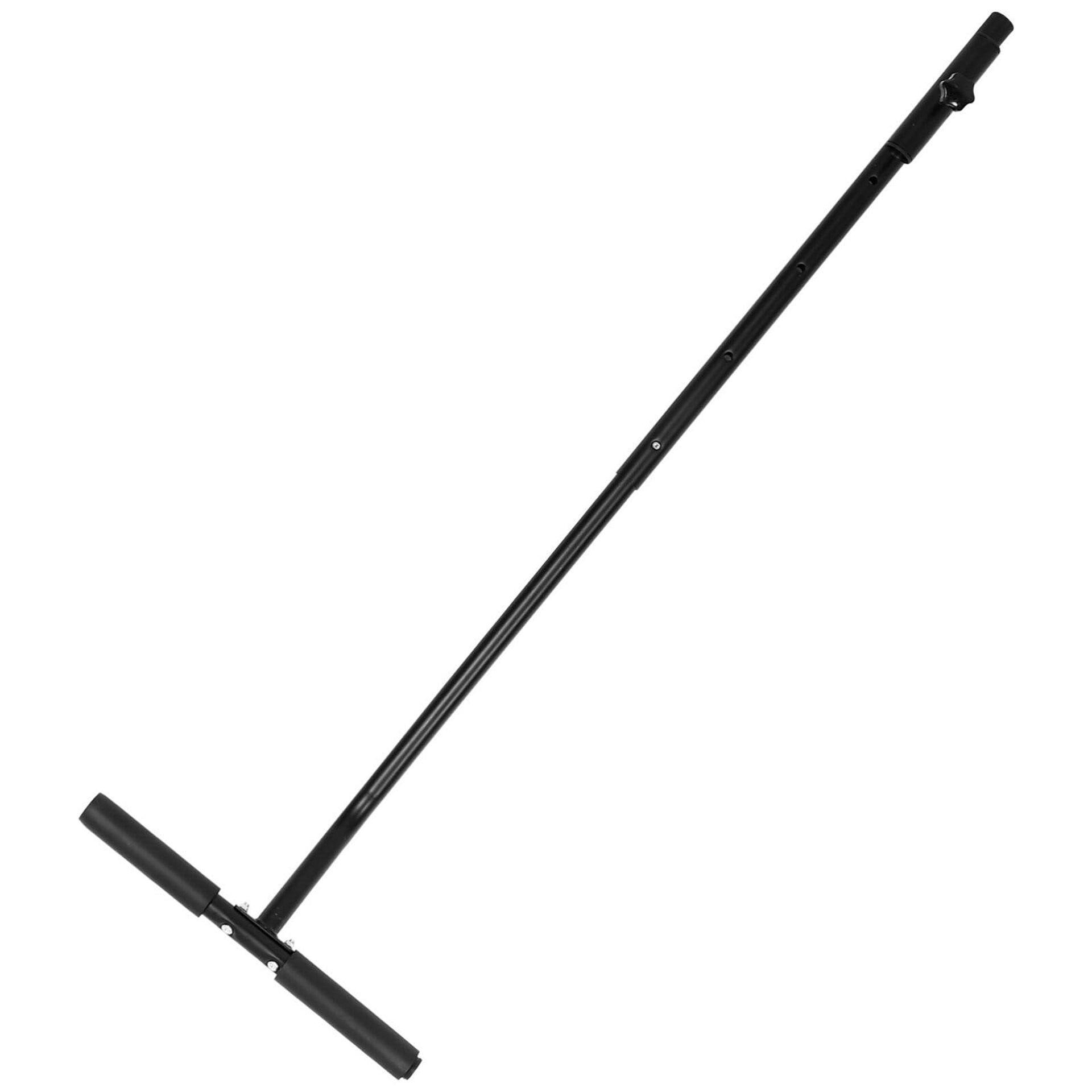 Adjustable Mini Trampoline Handle Bar Accessory - Stable Stainless Steel Bouncing Support for Fitness & Exercise